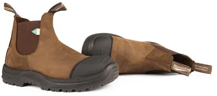 Blundstone 169 - Work & Safety Rubber Toe Cap - Saddle Brown Fresh Drop