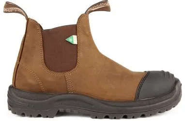 Wave Flow Firm Lock Blundstone 169 - Work & Safety Rubber Toe Cap - Saddle Brown