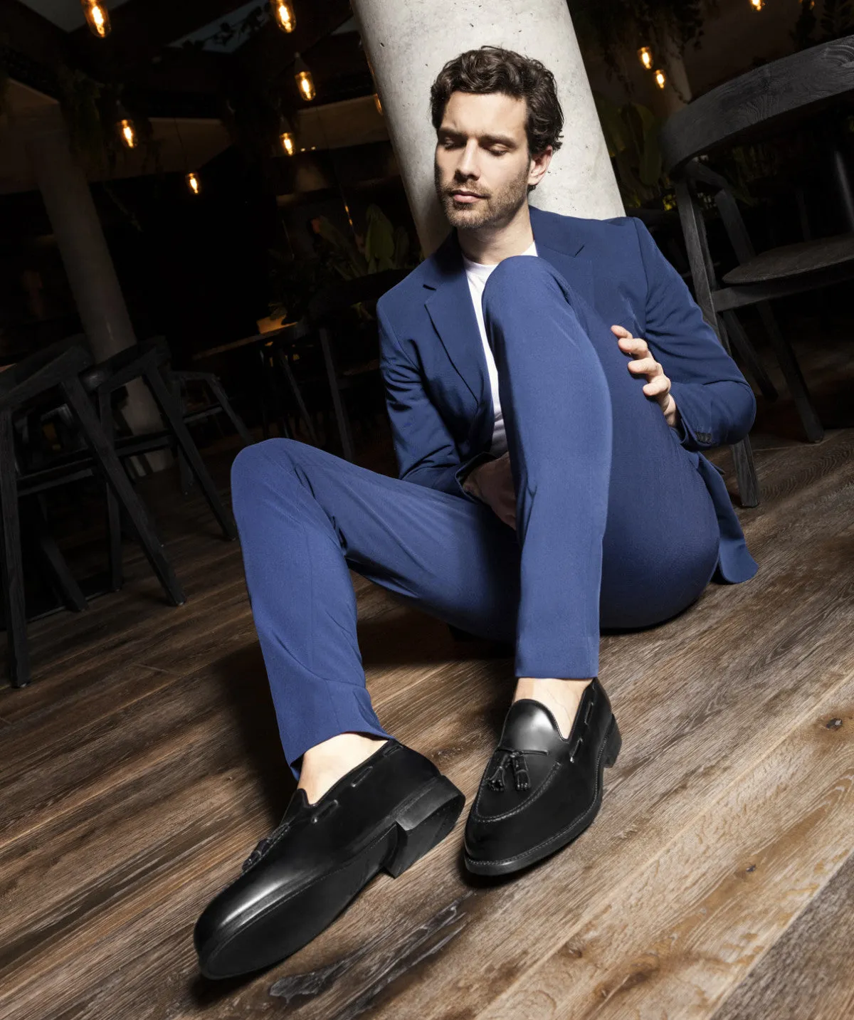 Mocassin OLDEN Noir Limited Edition Lace Up