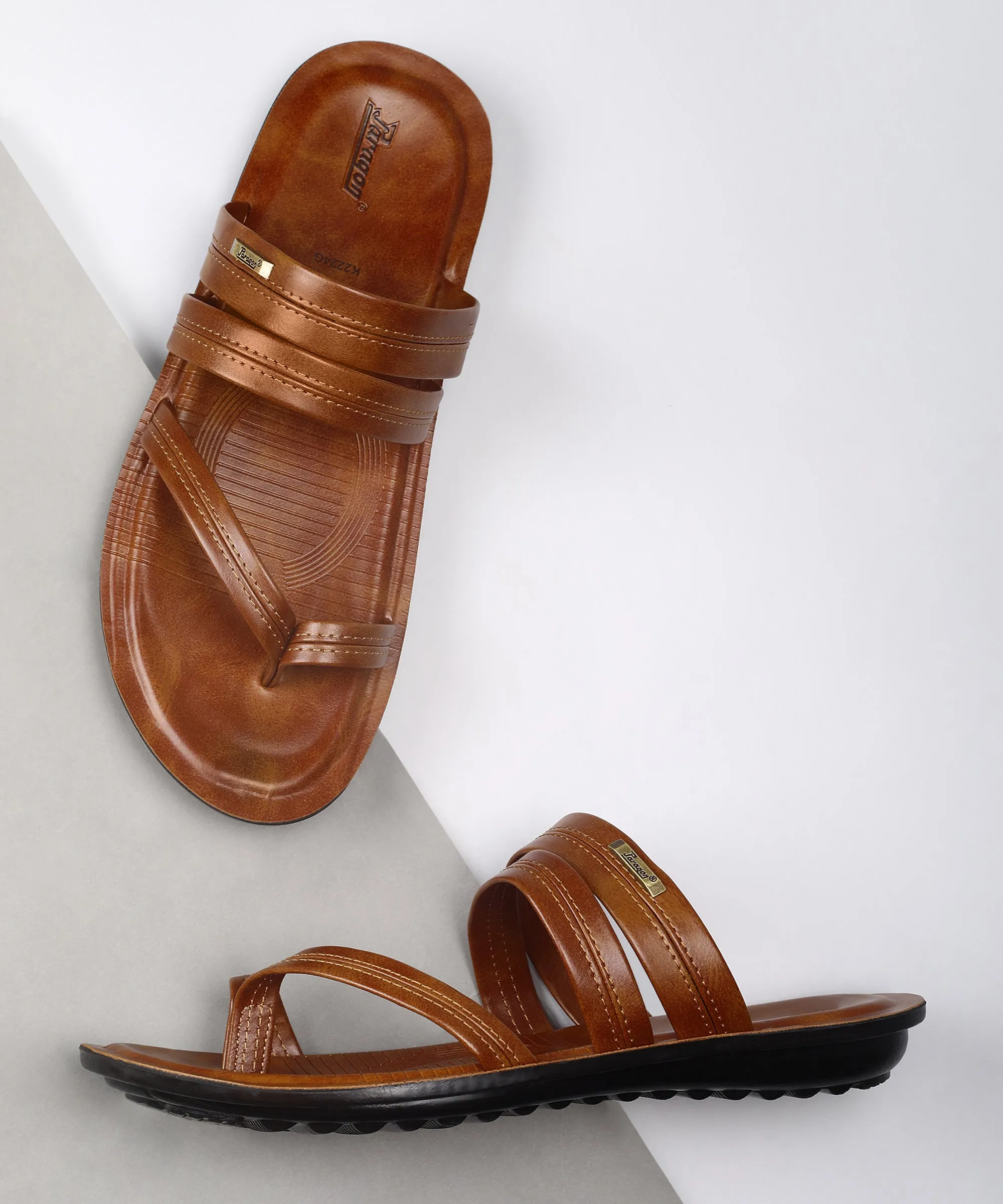 Cloud Feel Closed Toe Paragon PUK2224G Men Stylish Sandals | Comfortable Sandals for Daily Outdoor Use | Casual Formal Sandals with Cushioned Soles