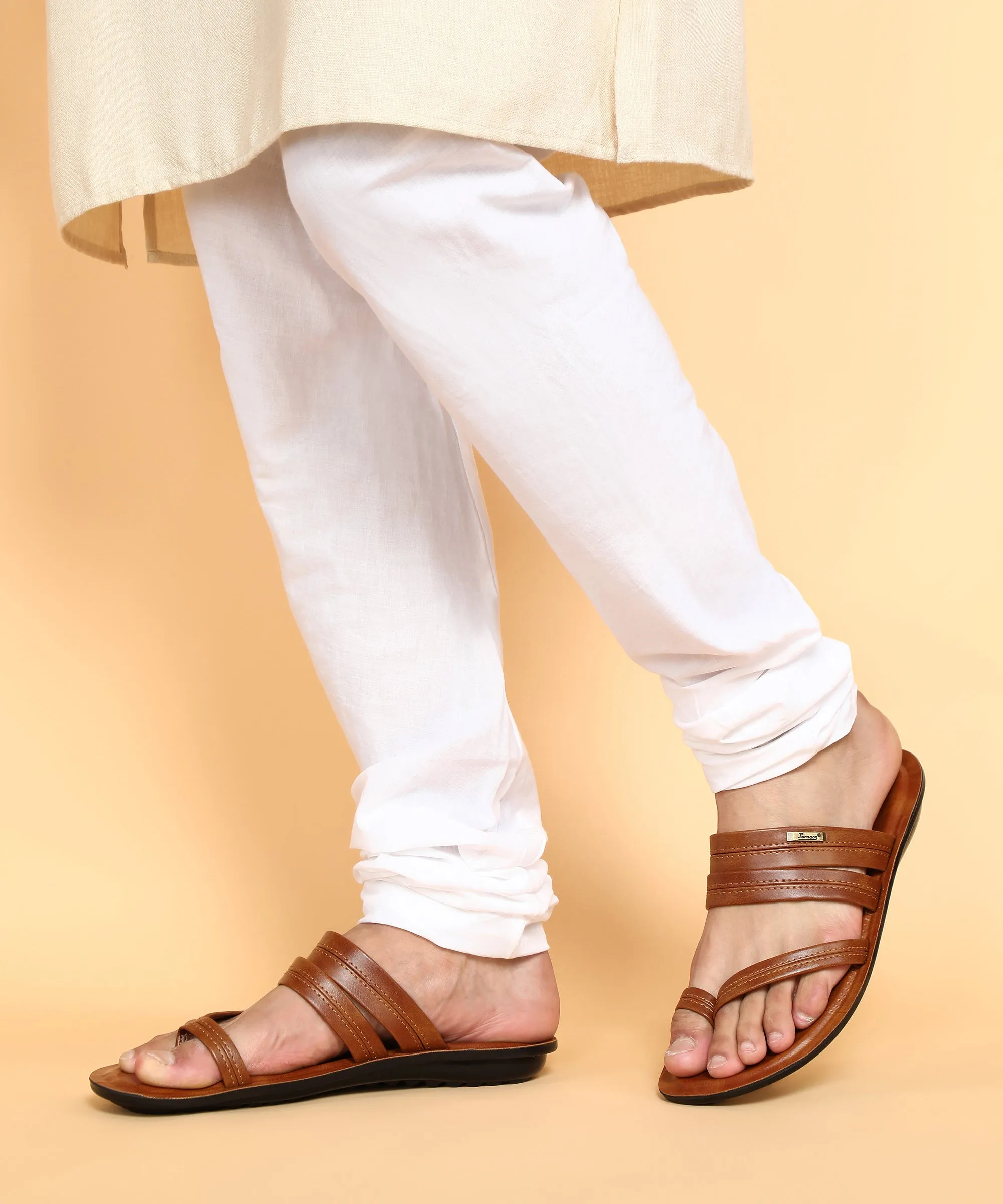 Flat Paragon PUK2224G Men Stylish Sandals | Comfortable Sandals for Daily Outdoor Use | Casual Formal Sandals with Cushioned Soles