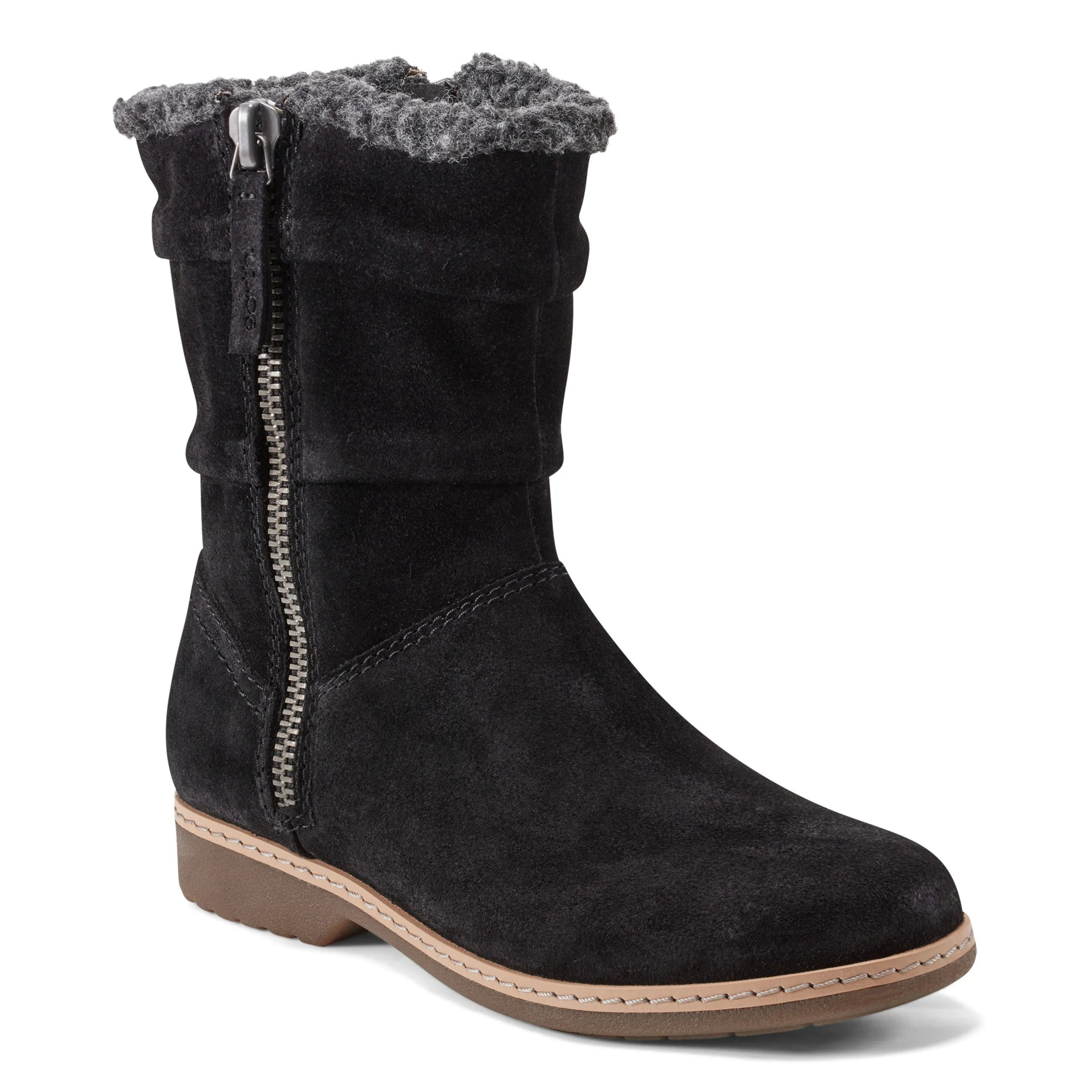 Hyland Water Repellent Round Toe Flat Casual Booties Boho Free