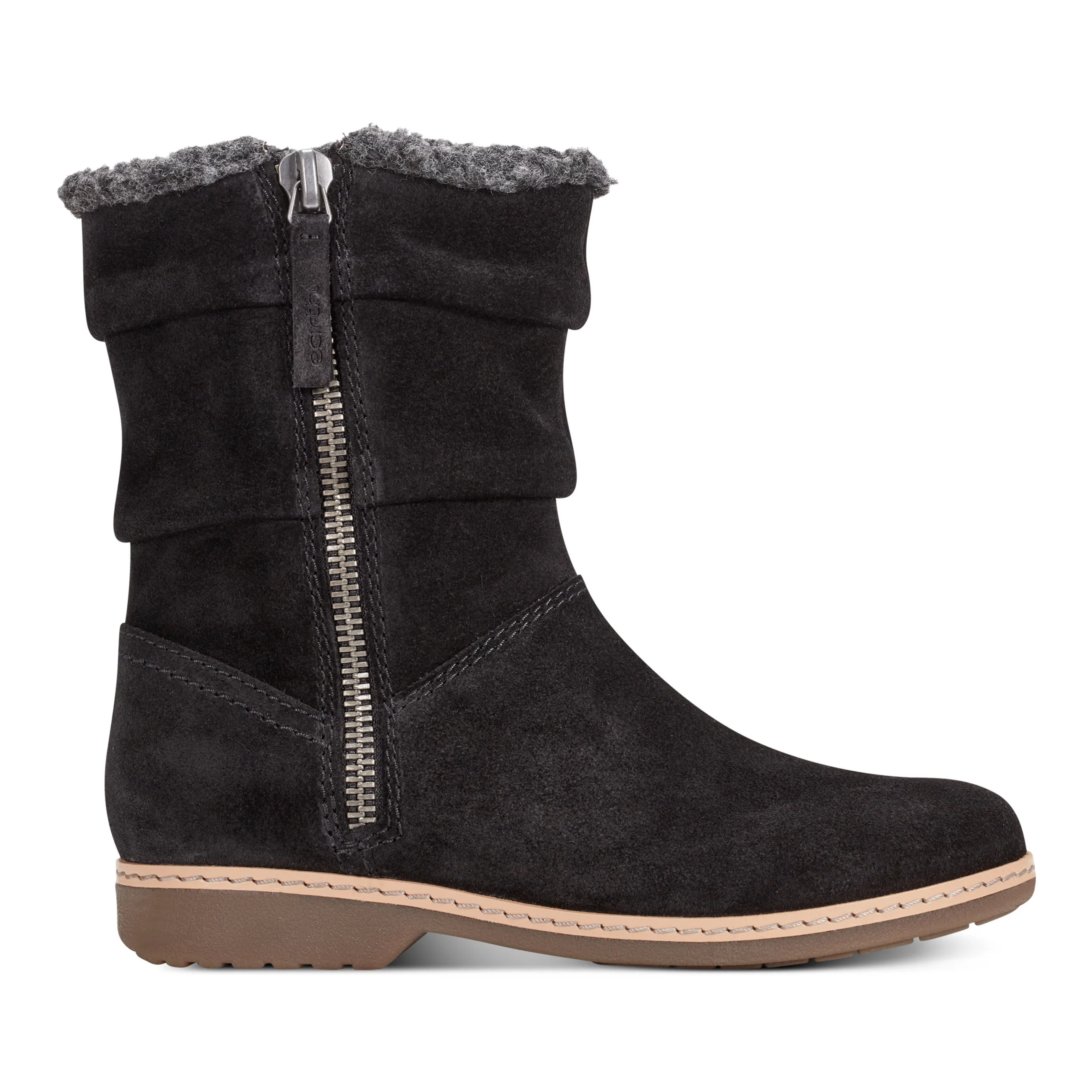 Marathon Fit Hyland Water Repellent Round Toe Flat Casual Booties