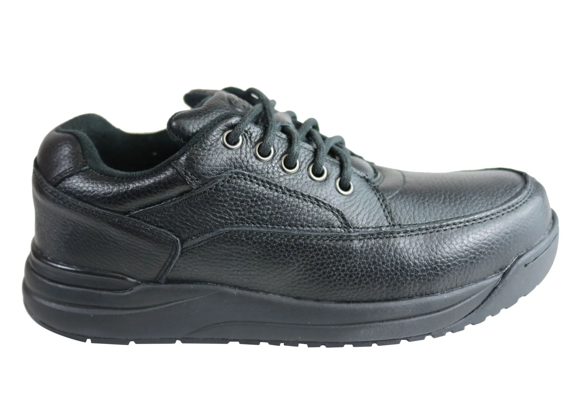 Durable Reinforcement Everyday Classic Scholl Orthaheel Power Walker Mens Comfortable Lace Up Walking Shoes
