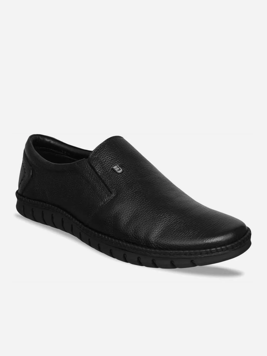 Men's Black Comfort Fit Semi Formal Slip On (ID2071) Heritage Craft