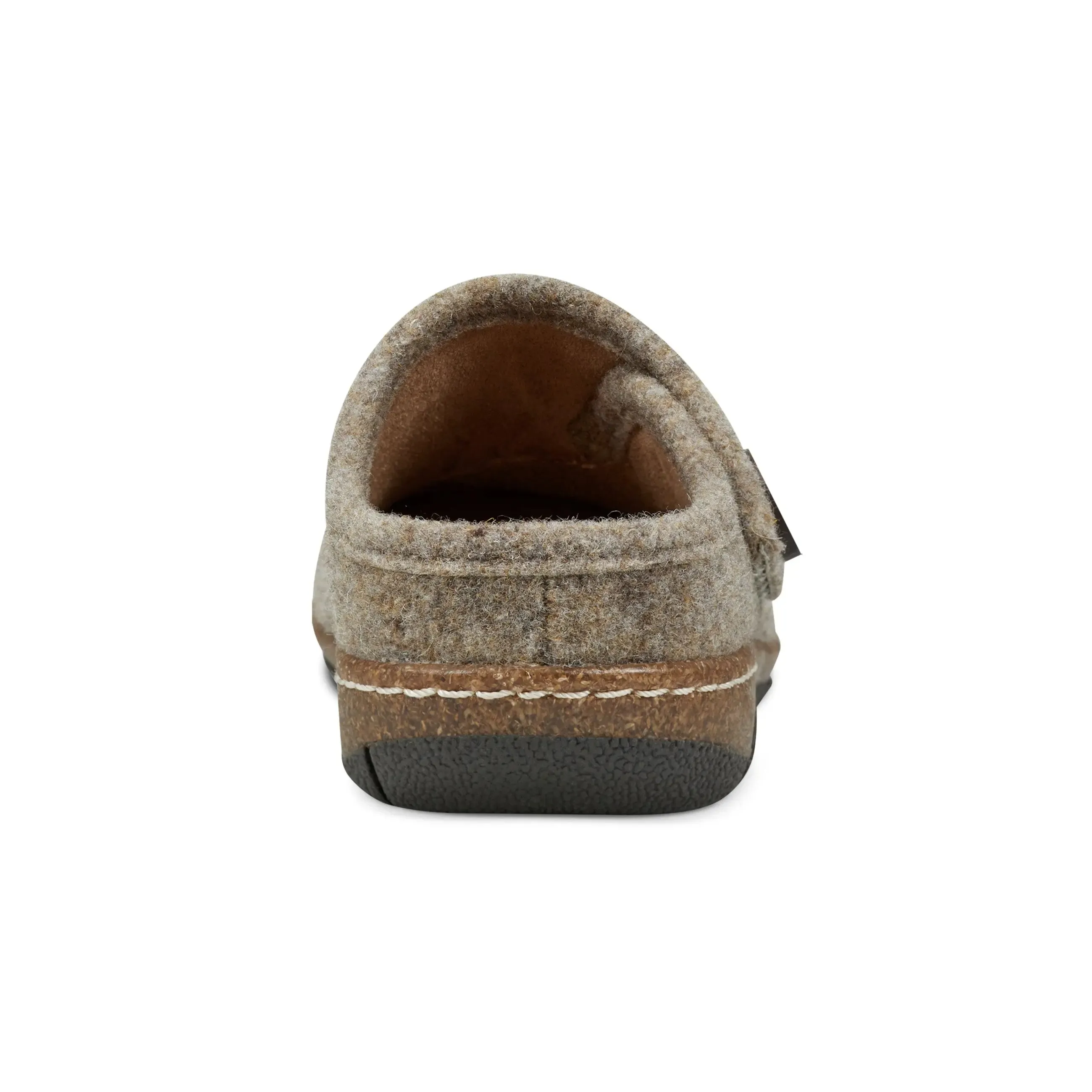 Impact Resistance Ezra Round Toe Casual Slip-on Flat Clogs