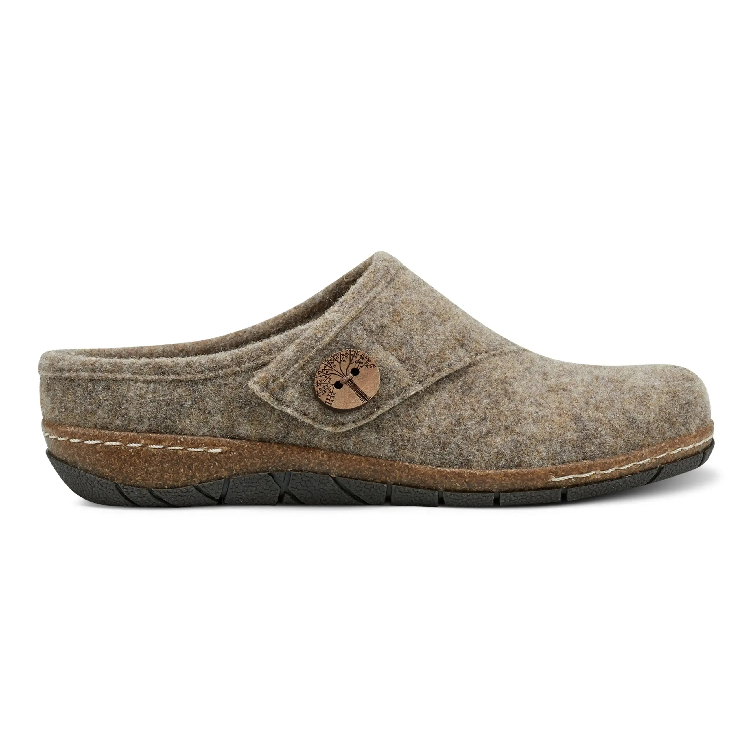 orthopedic Chic Cool Ezra Round Toe Casual Slip-on Flat Clogs