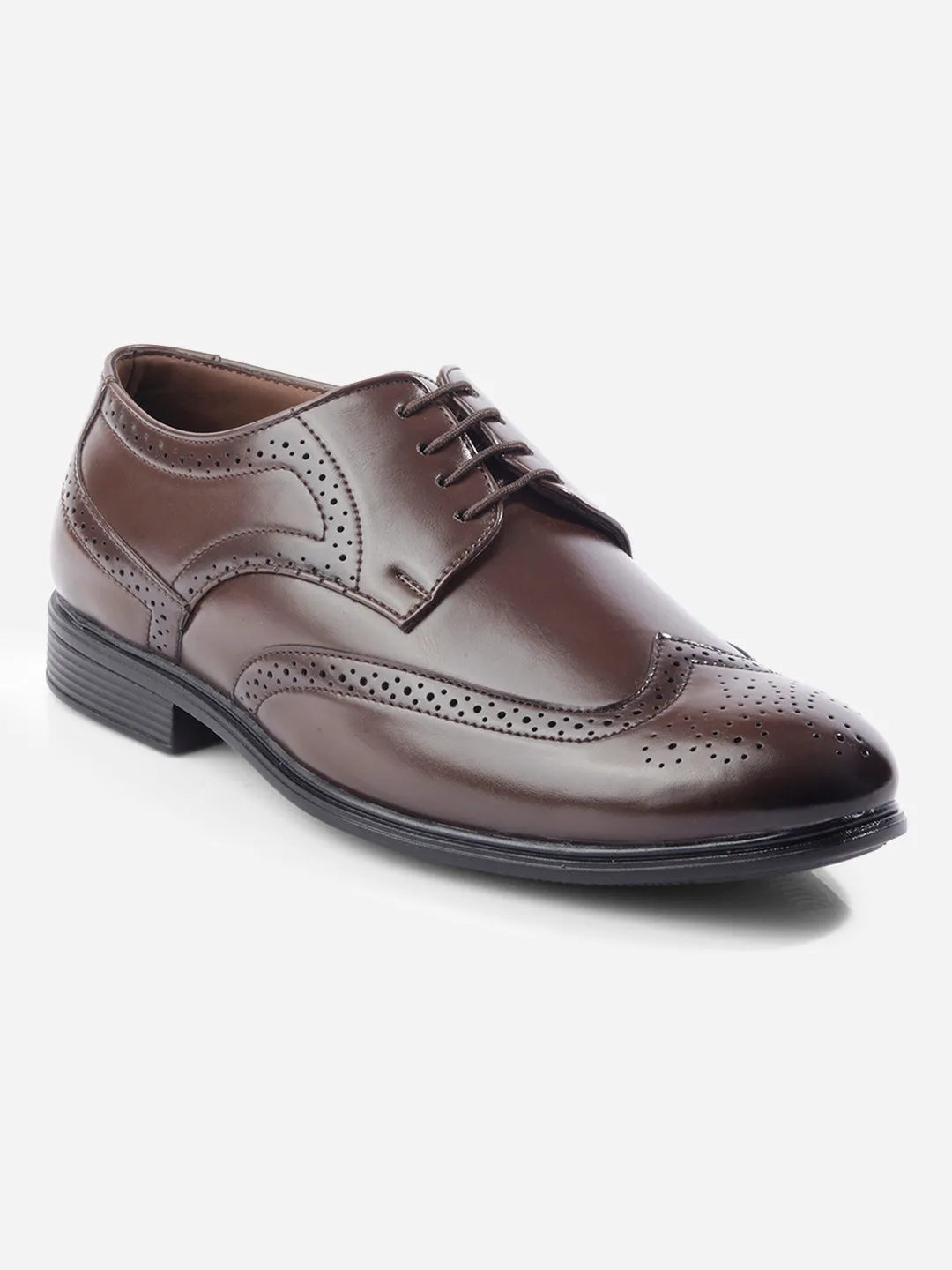 Urban Shade Men's Brown Regular Toe Lace Up Formal (IX1079)