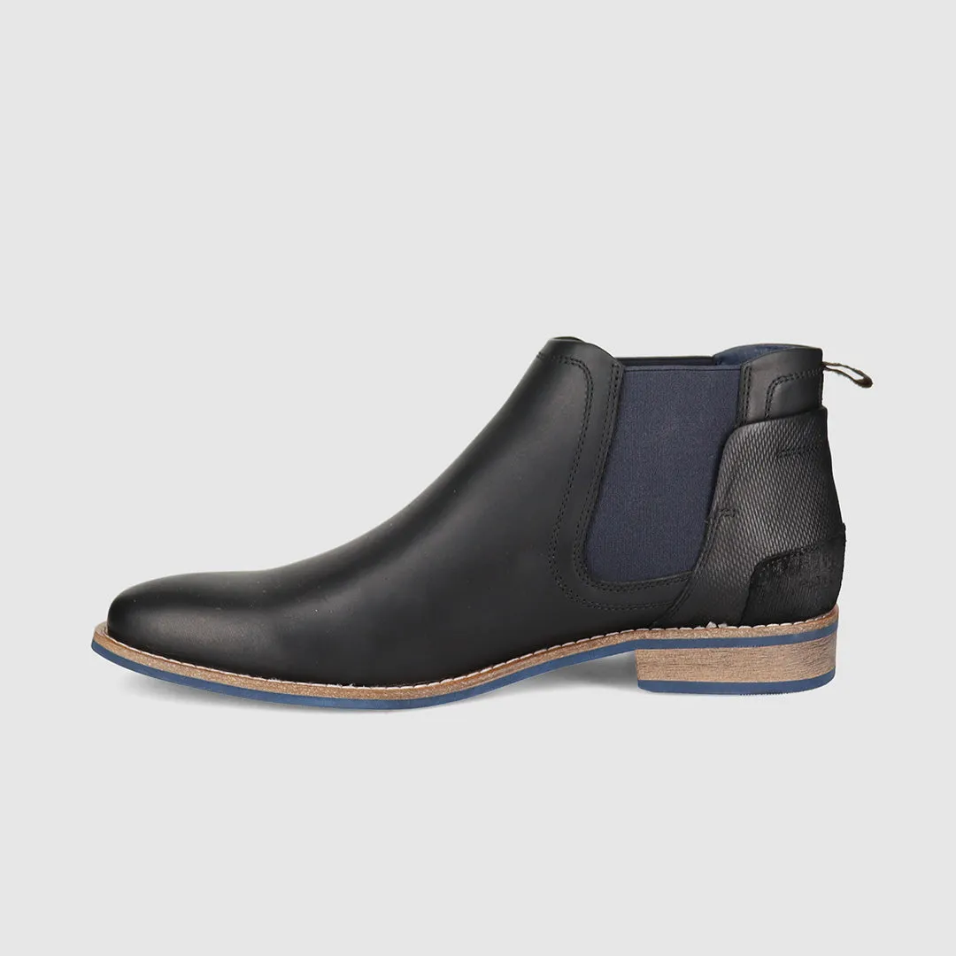 Dion Chelsea Boots Black Zip Closure Waterproof Option