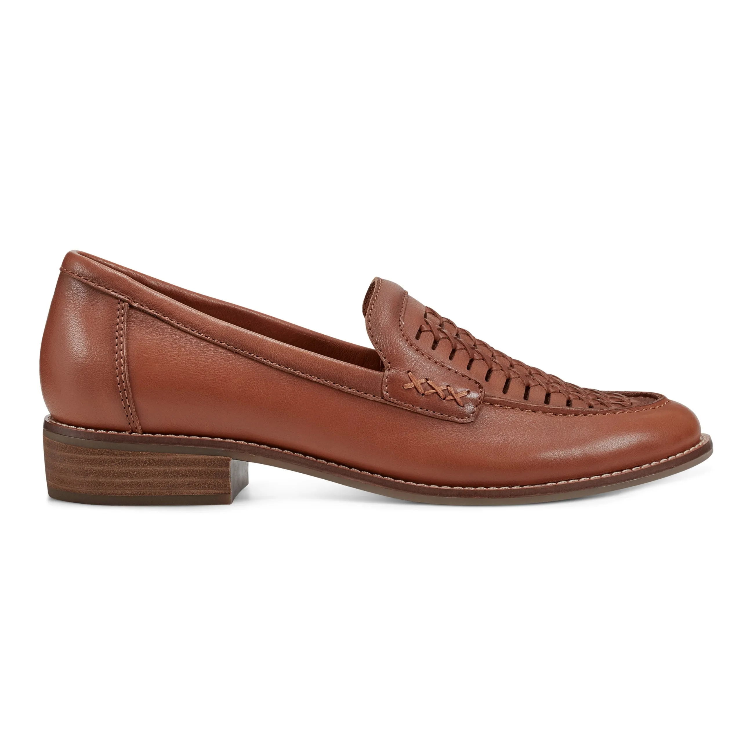 Elona Casual Slip-on Round Toe Loafers Court Grip