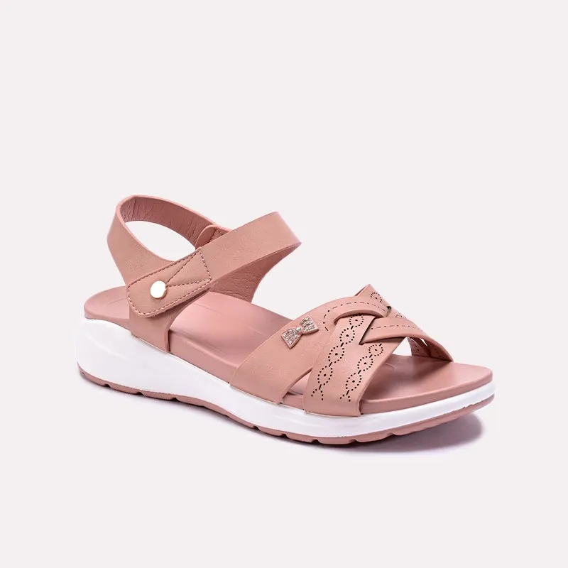 Pink Comfortable Casual Sandals 0421560 Pearl Shine