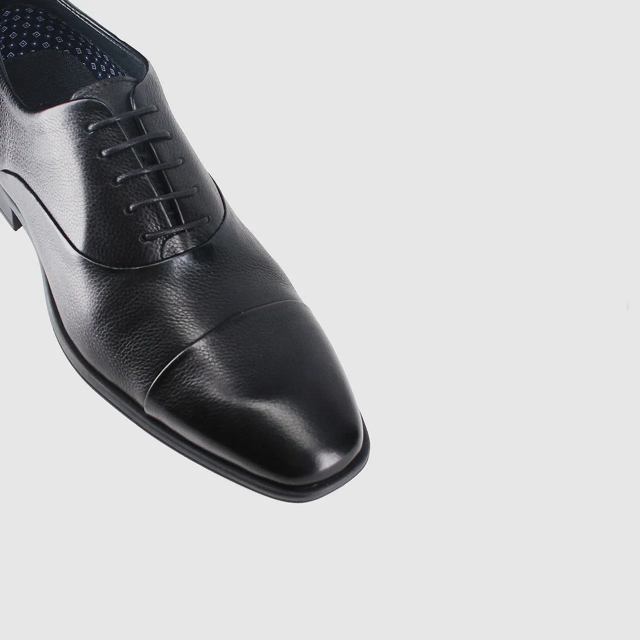 Pyne Dress Shoes Black Euro Style Full Grain