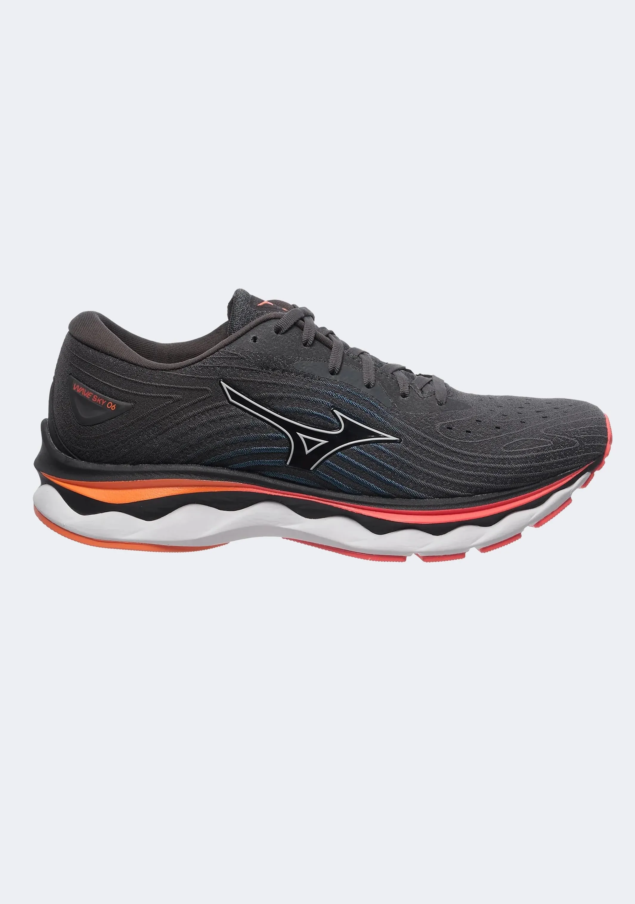 Mizuno Men's Wave Sky 6 (2E Width) Urban Gear Abrasion Shield