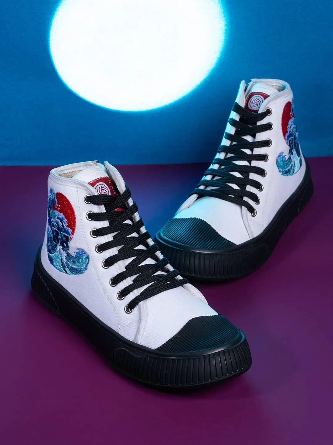 Runway Glow Bacca Bucci Women's High-Top Sneakers - "Kawaii Kicks" Collection