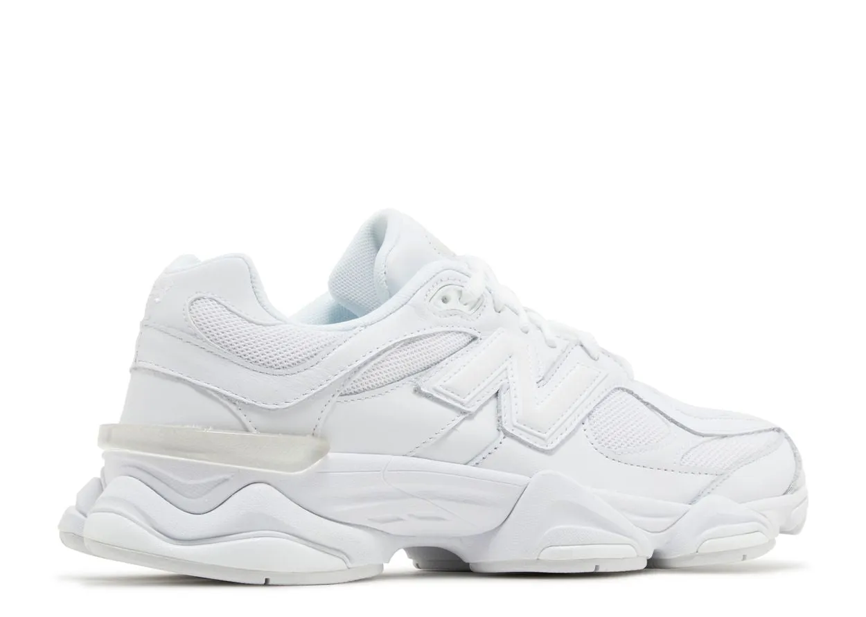 New Balance 9060 Triple White Wind Block Lightweight Form Road Trip