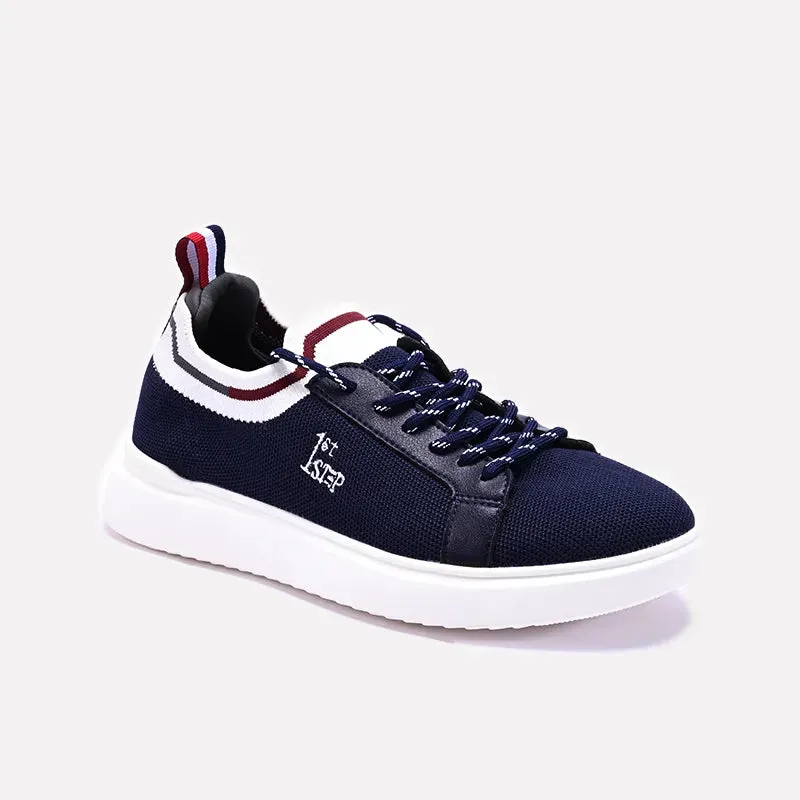 Blue Walking Sneakers For Men 0120546 Arch Stabilizer System