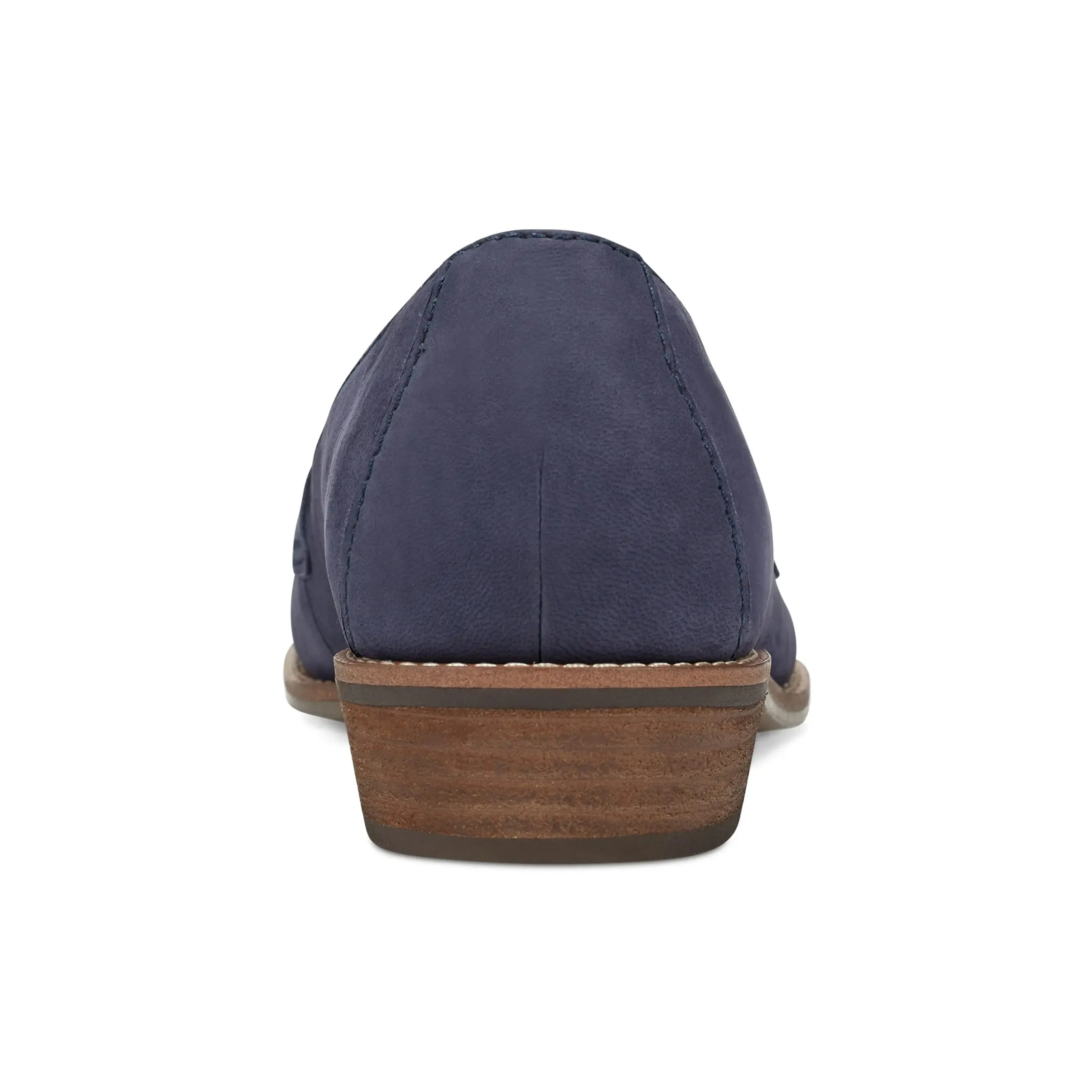 Edie Stacked Heel Casual Slip-on Loafers Game Ready