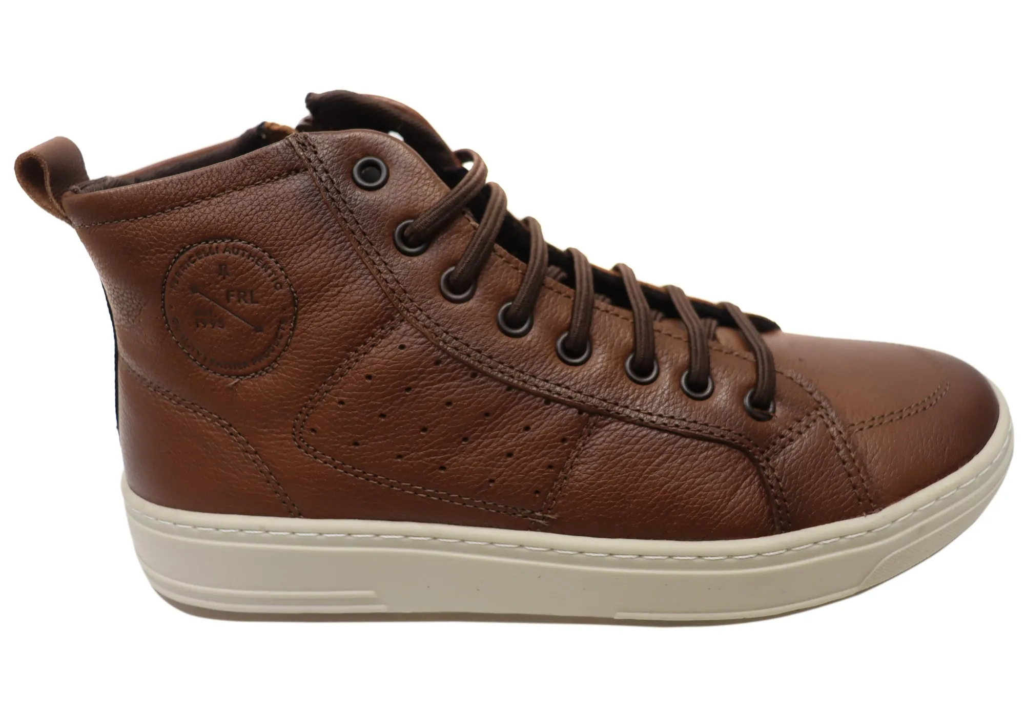 Wear resistant Weekend Adventure Ferricelli Alex Mens Comfortable Leather Casual Boots Made In Brazil