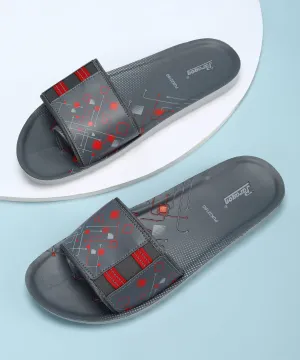 Paragon  PUK2218G Men Casual Sliders | Stylish Trendy Lightweight Slides | Casual & Comfortable Slippers | For Everyday Use wedge sandals Simple Fit