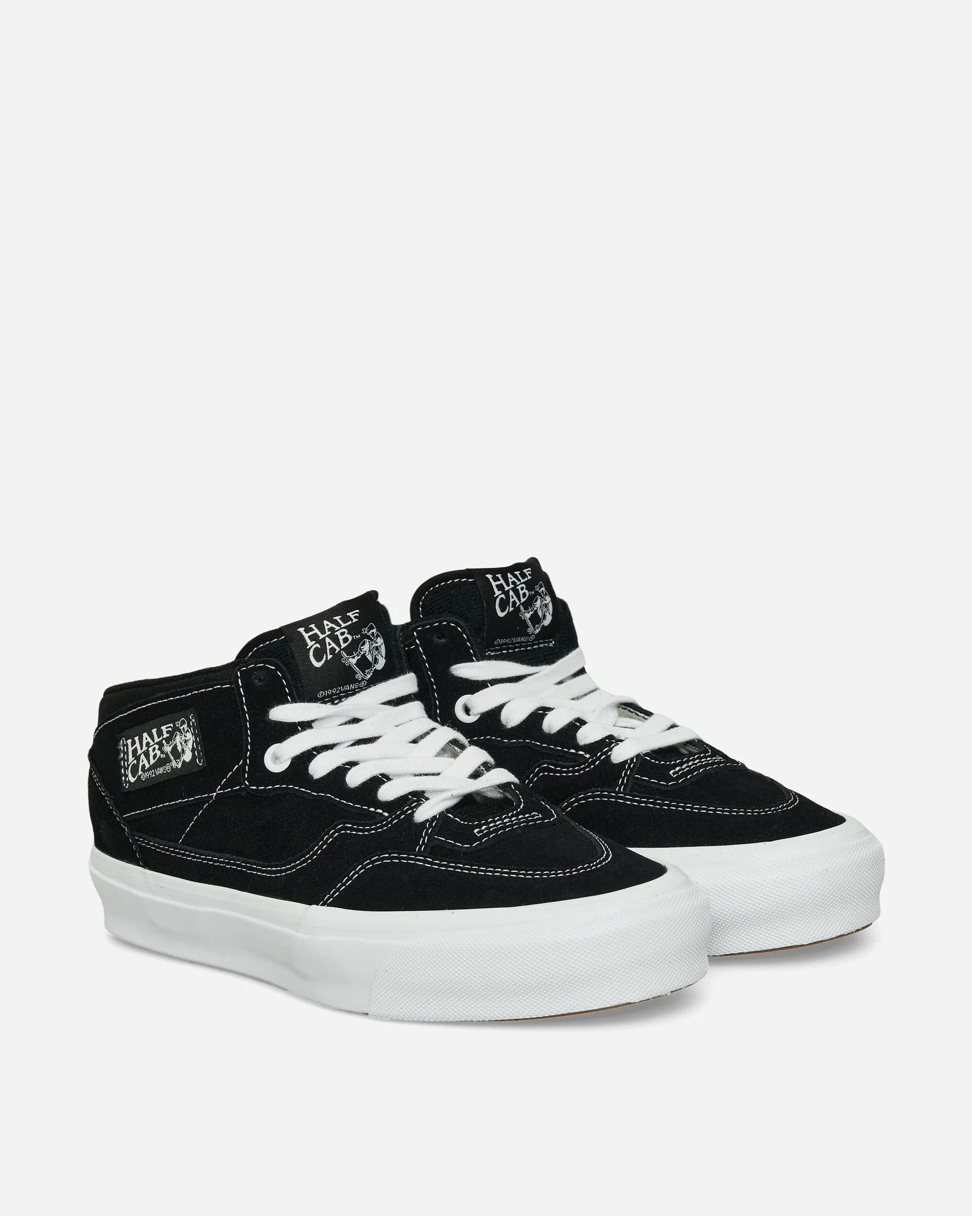 Ocean Edge Leather Touch Half Cab Reissue 33 LX Sneakers Black