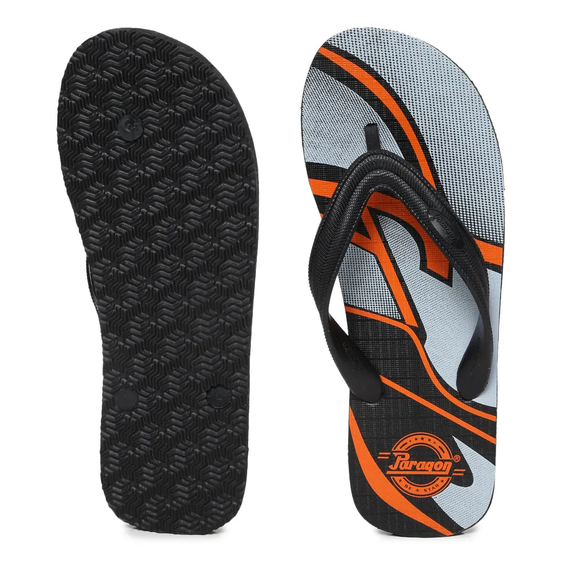 Soft Walk Paragon  HWK3718G Men Stylish Lightweight Flipflops | Casual & Comfortable Daily-wear Slippers for Indoor & Outdoor | For Everyday Use