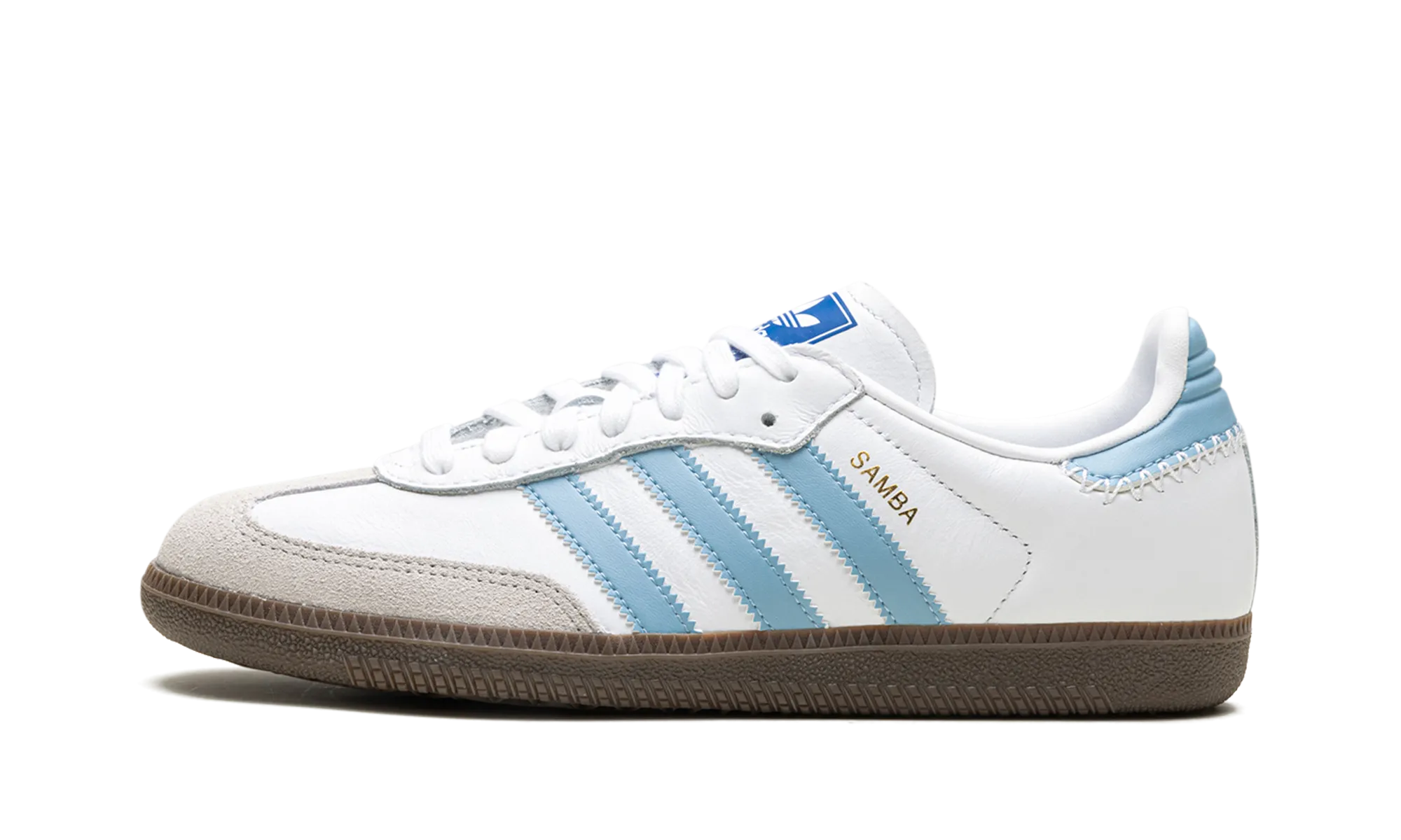 Samba OG "White Sky Blue" Busy Path