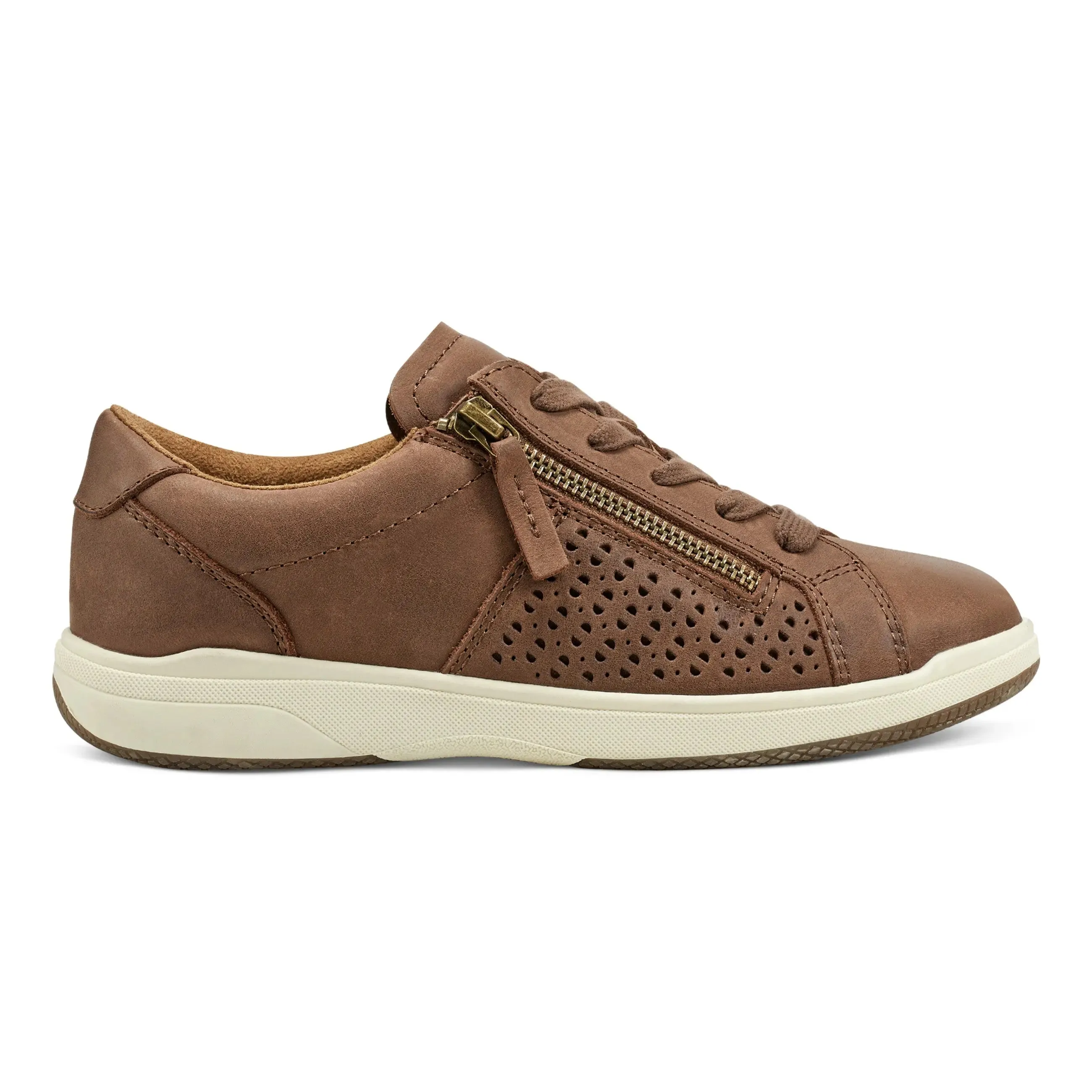 Netta Round Toe Casual Lace-up Sneakers Cool Pop