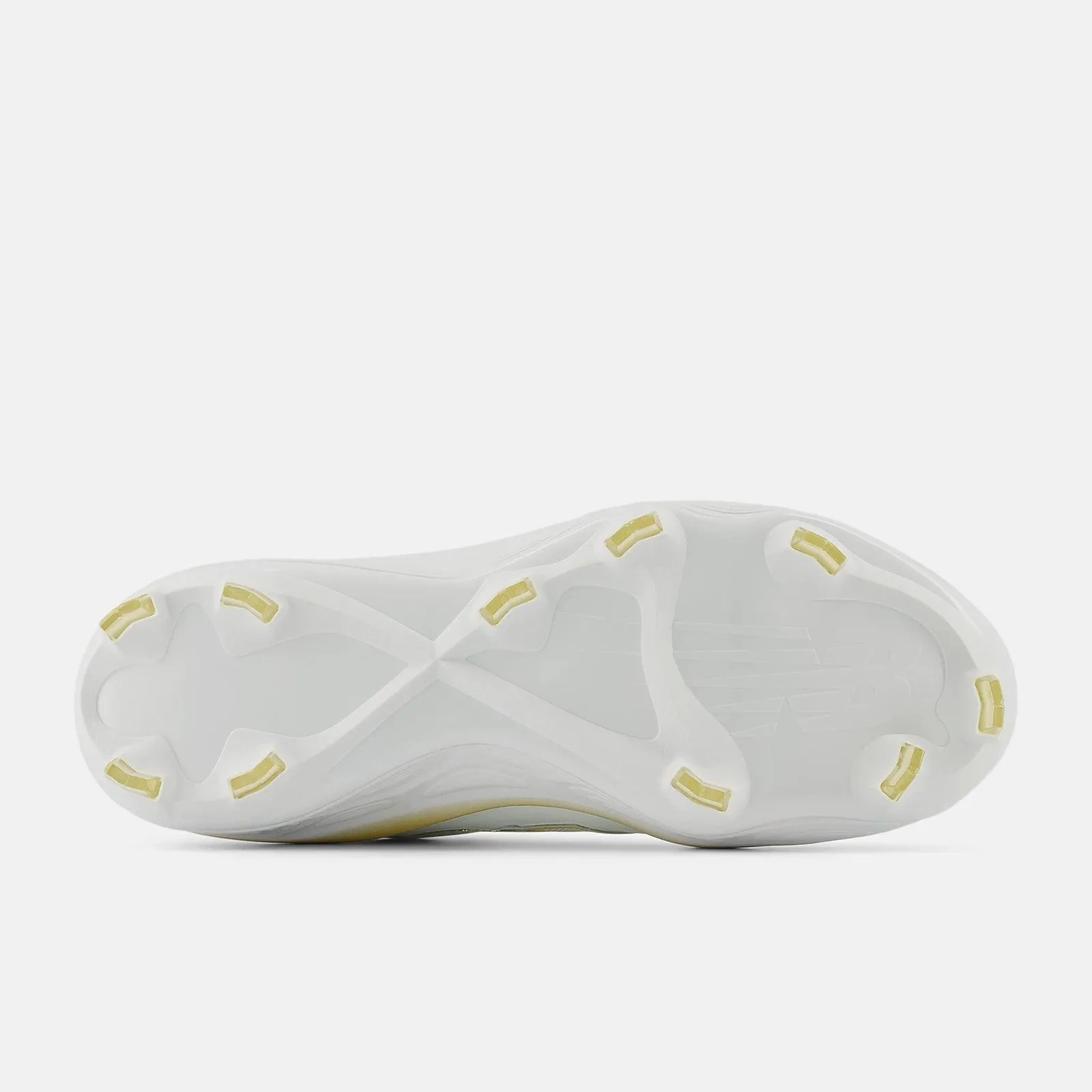 New Balance Women's Fresh Foam X Velo v4 Molded Softball Cleats - White/Gold SPVELOC4 Work Life Peace Mood