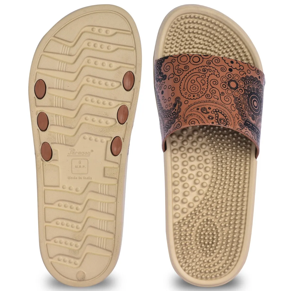 Paragon  EVK10909L Women Casual Slides | Stylish Sliders for Everyday Use for Ladies | Trendy & Comfortable Slippers with Cushioned Soles Comfort Sandal Shoes
