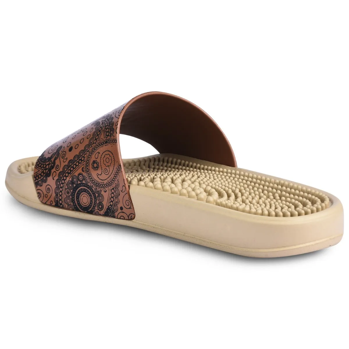 Paragon  EVK10909L Women Casual Slides | Stylish Sliders for Everyday Use for Ladies | Trendy & Comfortable Slippers with Cushioned Soles Track Comfortable Mobility