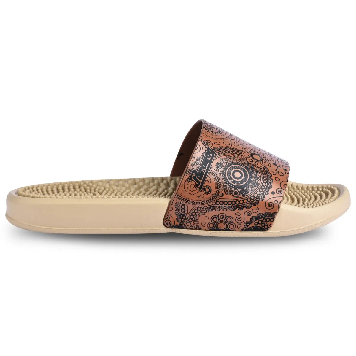 Paragon  EVK10909L Women Casual Slides | Stylish Sliders for Everyday Use for Ladies | Trendy & Comfortable Slippers with Cushioned Soles Comfortable Construction