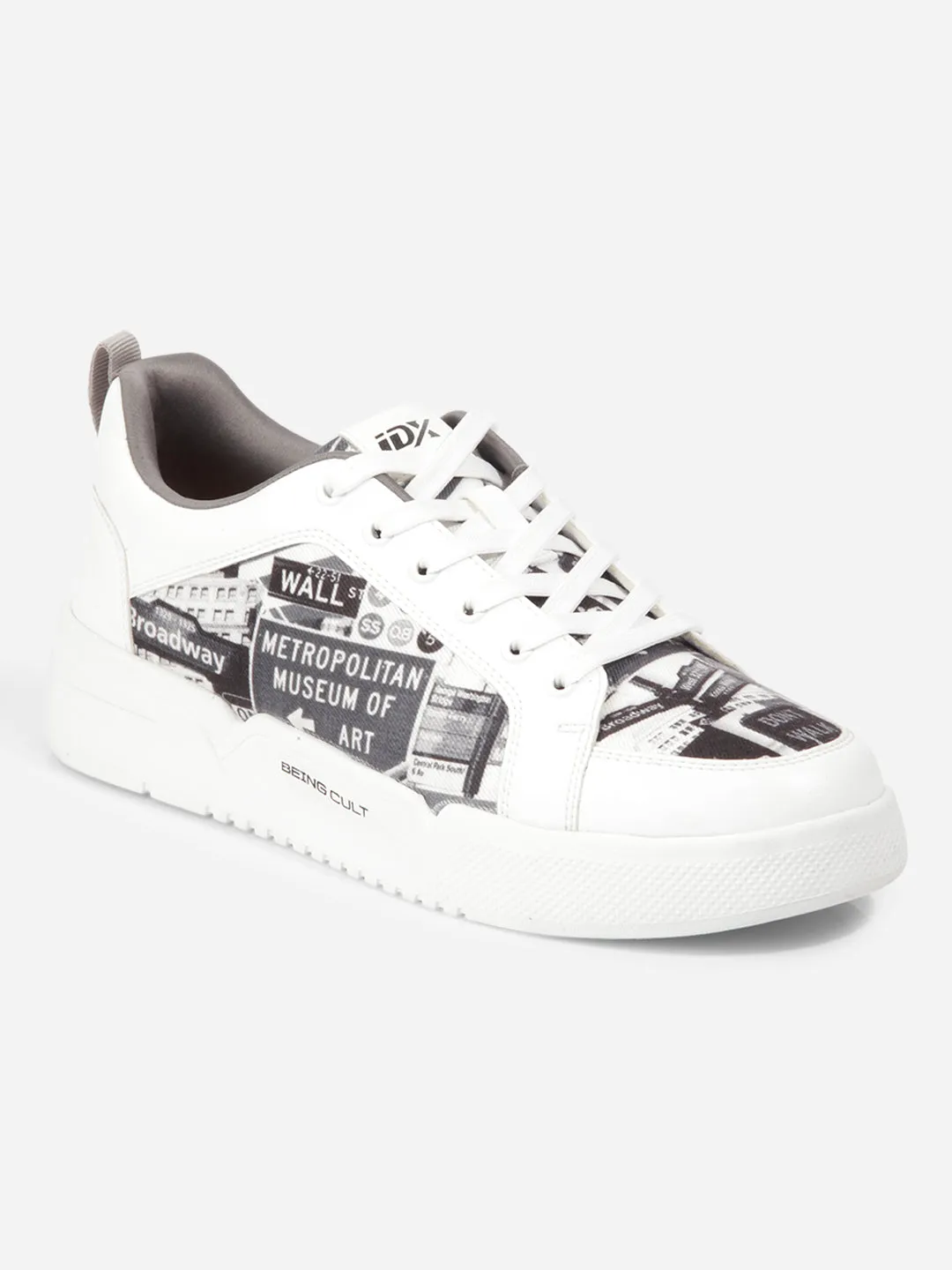 Cycling Men's White Graphic Print Sneakers IX6019