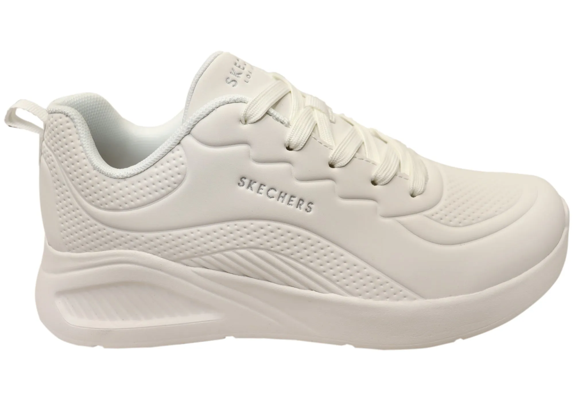 Skechers Womens Uno Lite Lighter One Comfortable Memory Foam Shoes Joint Relief No Pressure Fit