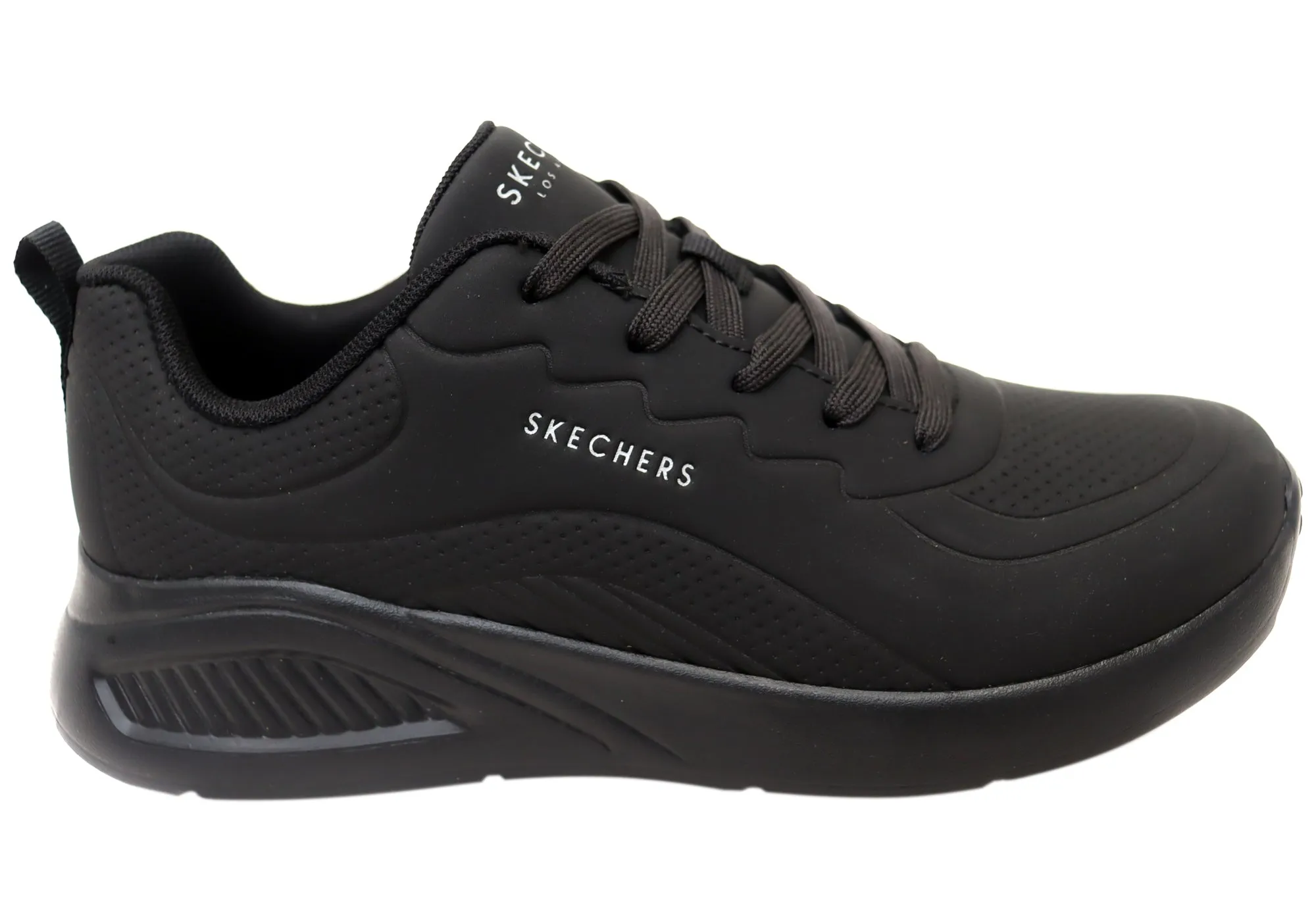 Skechers Womens Uno Lite Lighter One Comfortable Memory Foam Shoes Foot Arch Support Pressure Relief Pads
