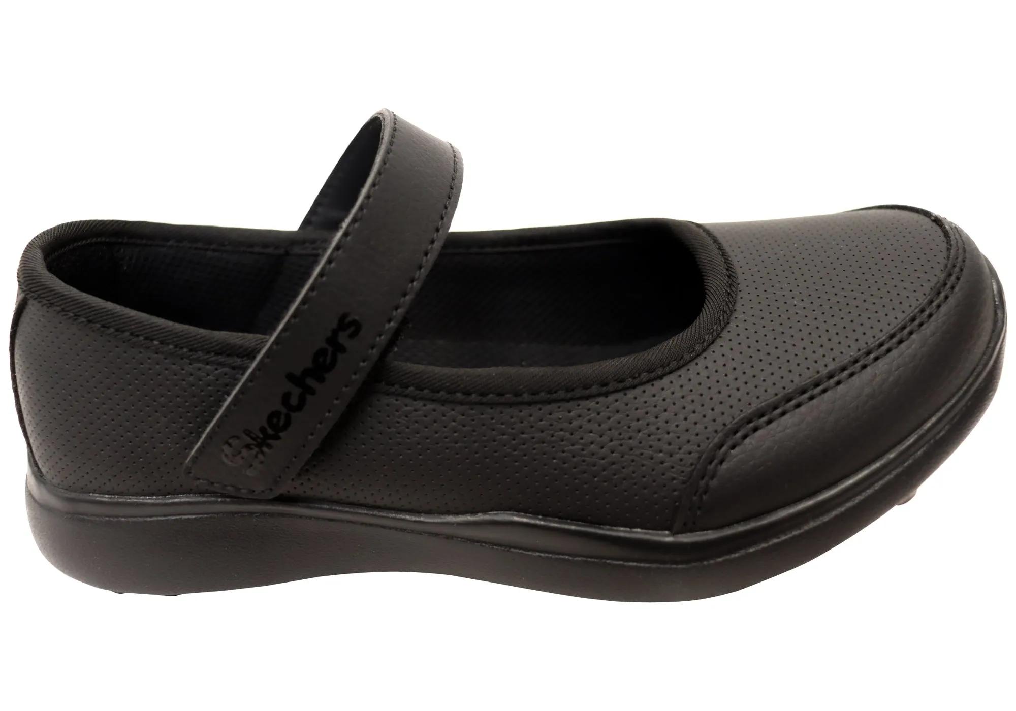 Skechers Microstrides Recess Rules Kids Girls Mary Jane School Shoes Comfortable Flex Popular Pick