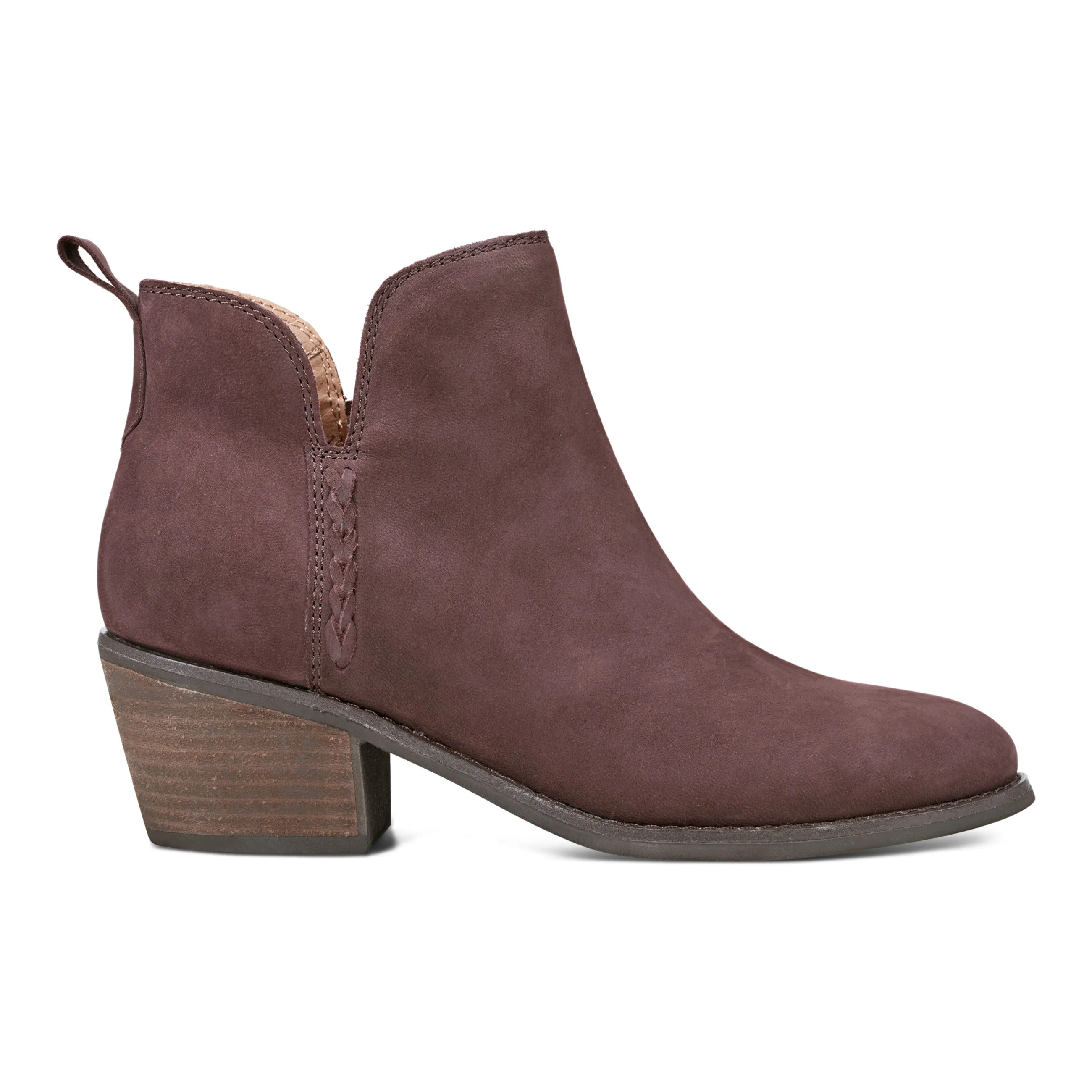 Skate Cool Short Trip Marisole Block Heel Slip-on Casual Booties