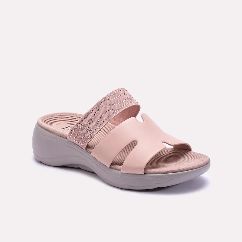 Nordic Tone Silk Feel Pink Casual Slippers 0413277