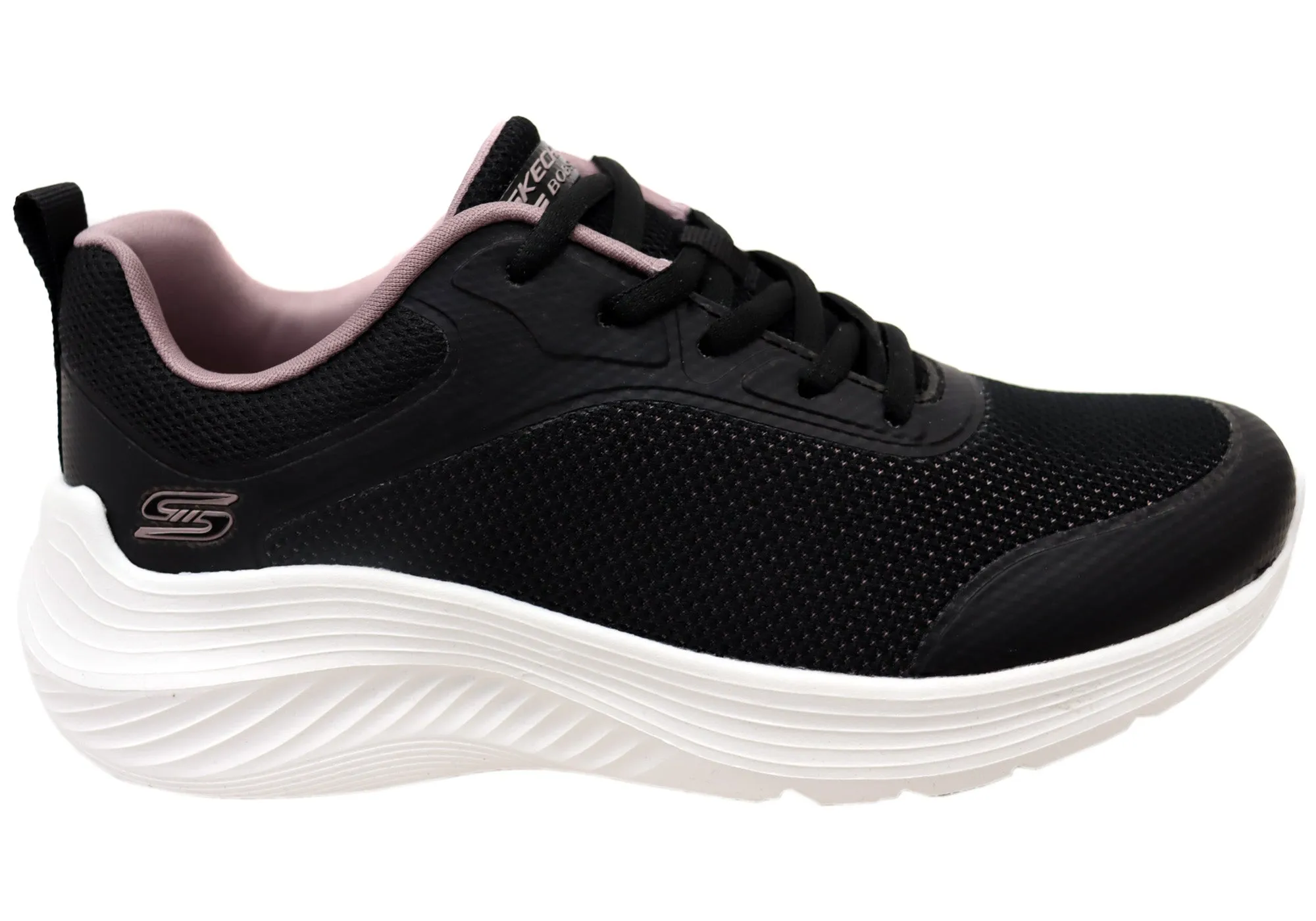 Non Restrictive Fit Peak Performance Skechers Womens BOBS Squad Waves Open Water Comfortable Shoes