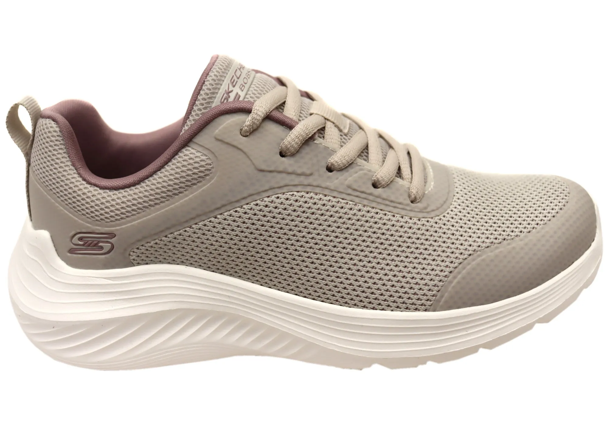Adaptive Heel Lock Skechers Womens BOBS Squad Waves Open Water Comfortable Shoes