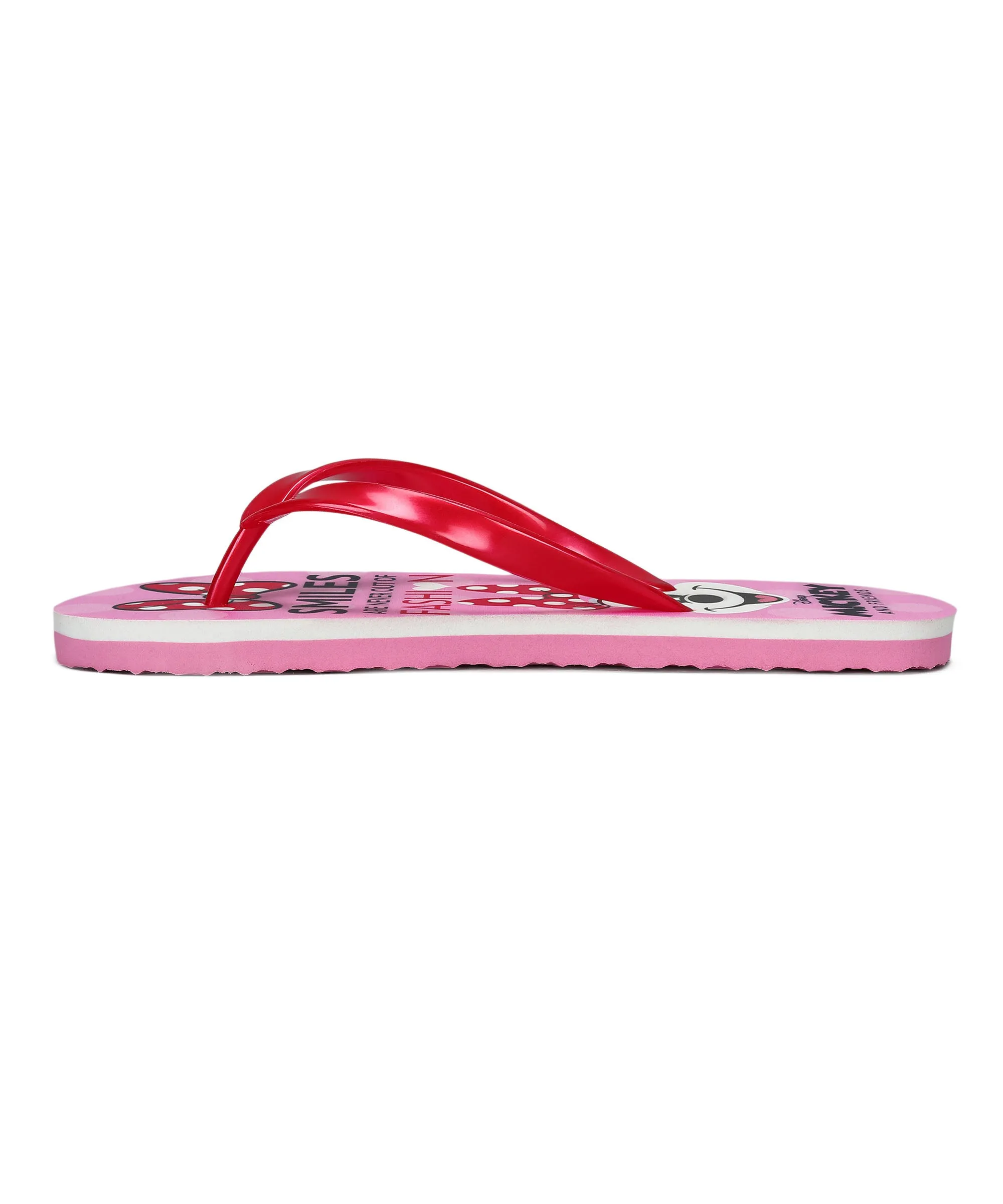 Paragon DK3743L Women's Red Sliders with Cushioned Sole for Everyday Use Multi Surface