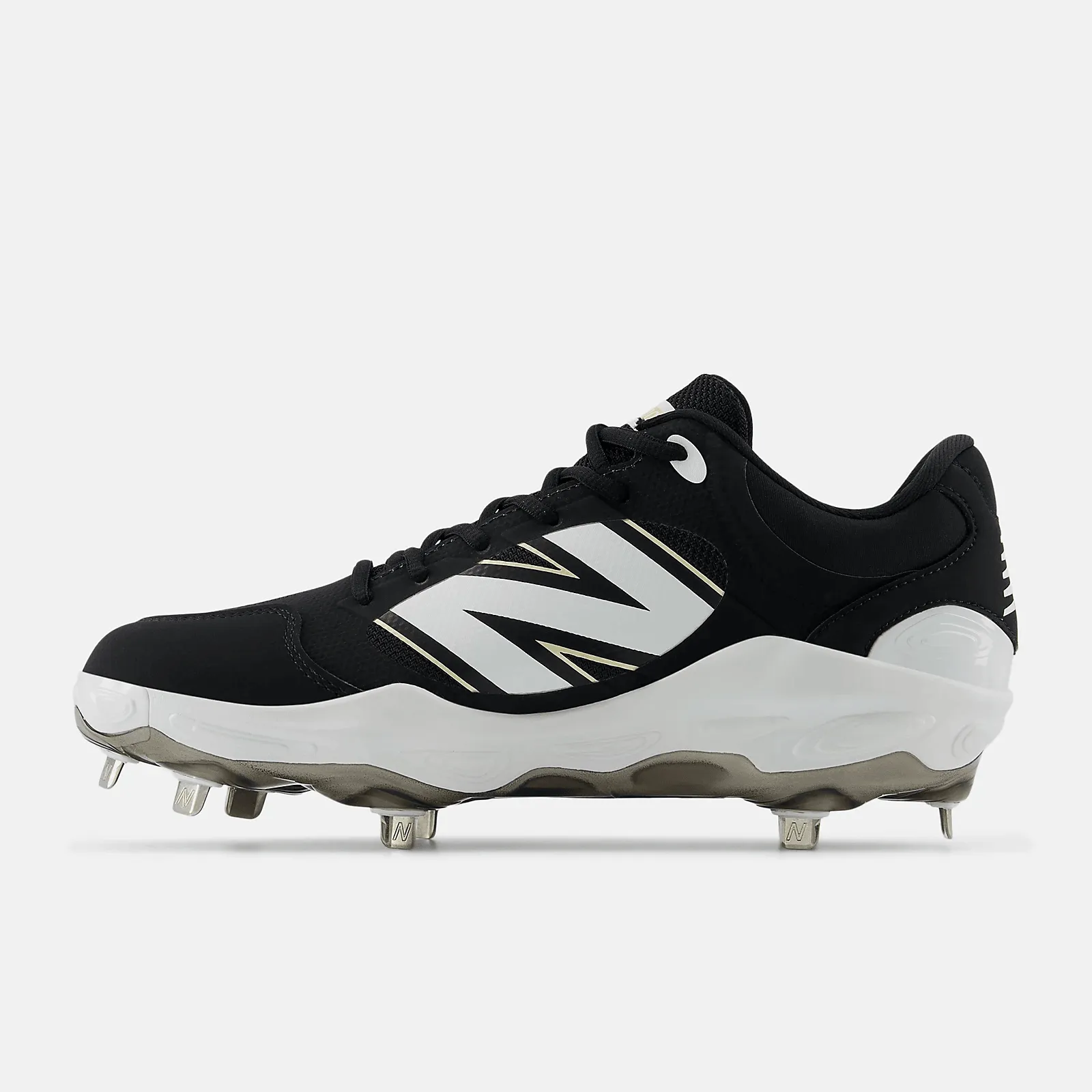 Peak Step Quick Pack New Balance Men's Fresh Foam X 3000 v7 Metal Baseball Cleats - Black - L3000BK7