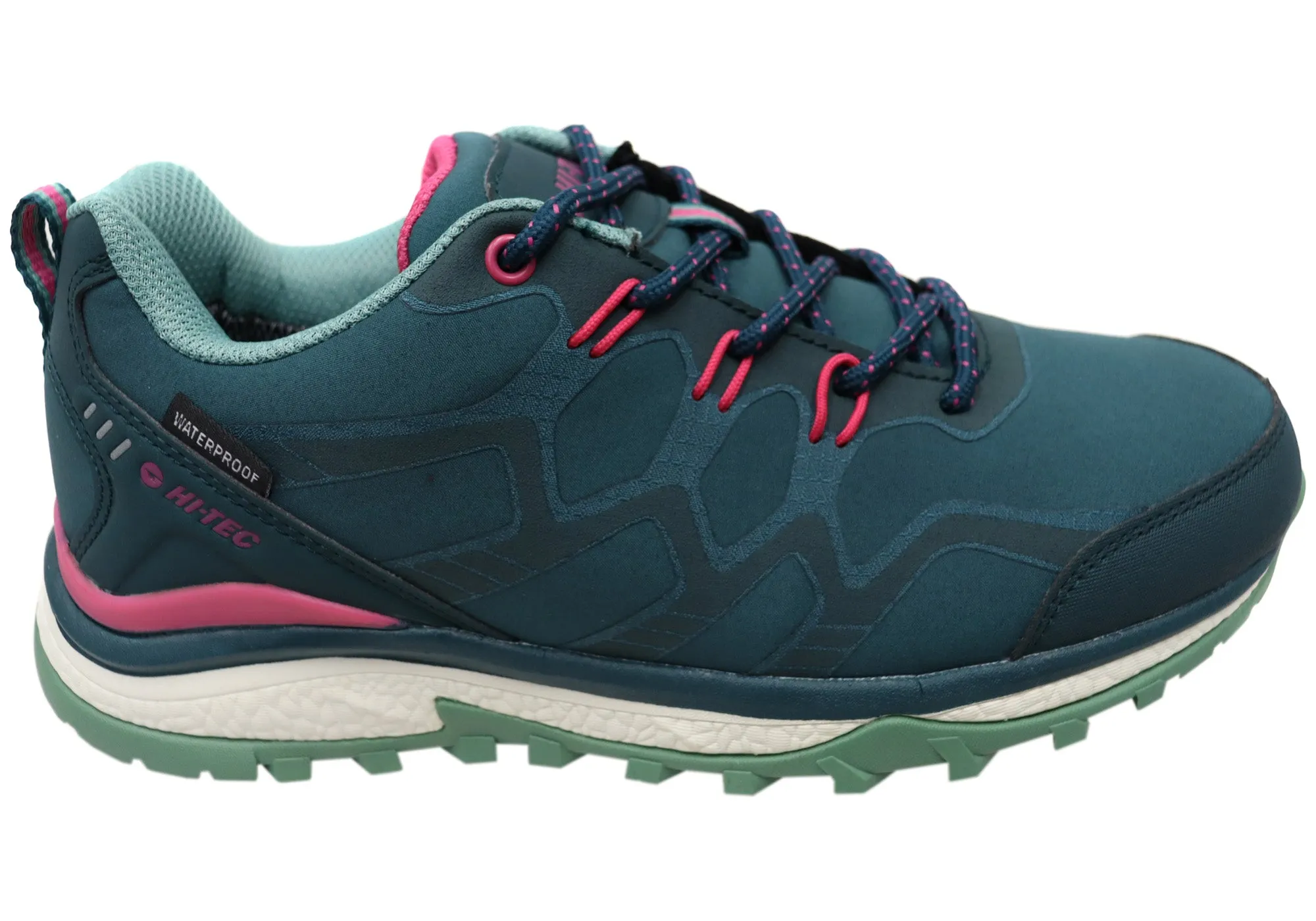Hi Tec Womens Stinger Waterproof Lace Up Comfortable Walking Shoes Walk With Ease Classic Appeal