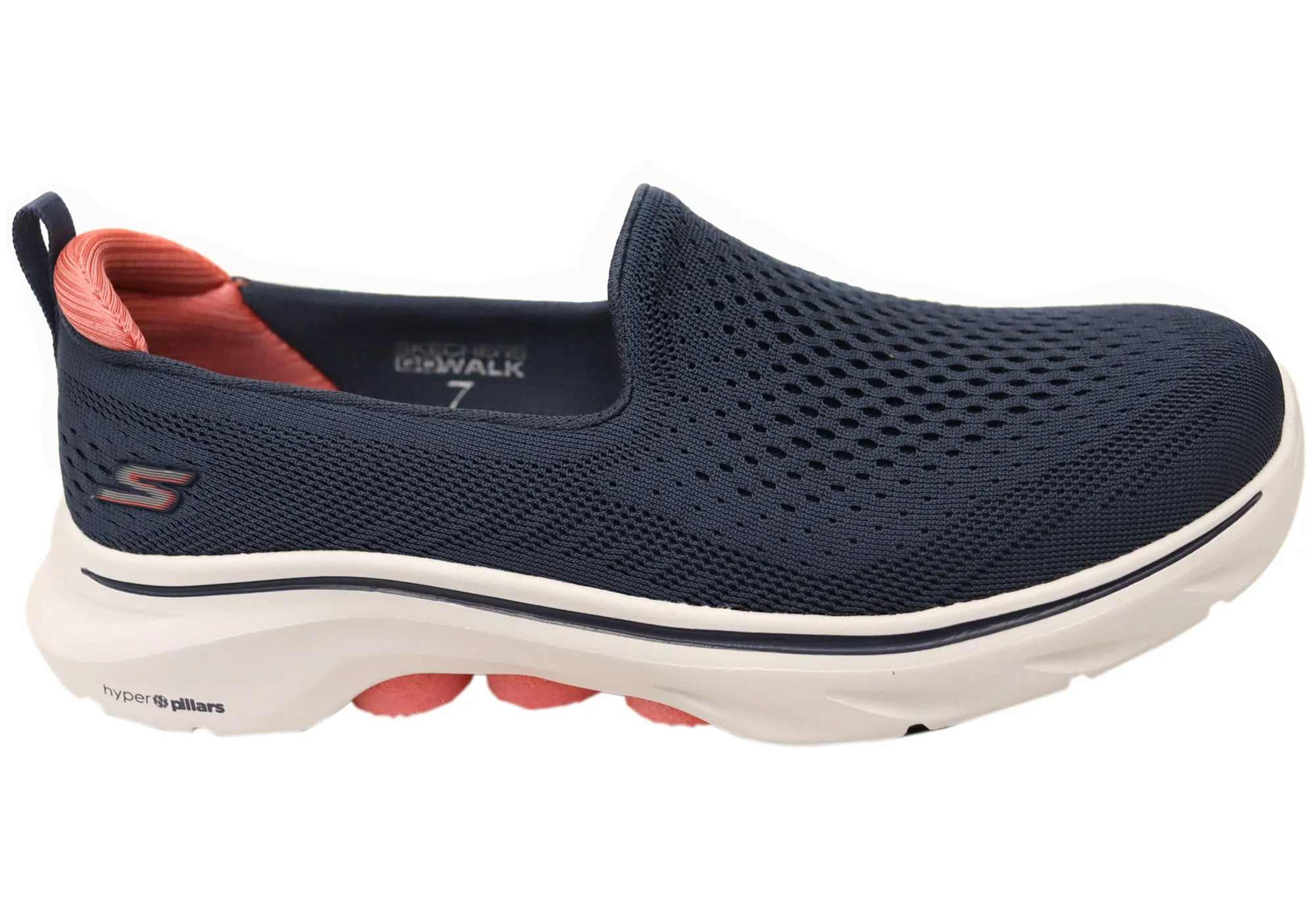 Skechers Womens GOwalk 7 Vina Comfortable Slip On Shoes Hybrid Cushioning Comfy Days