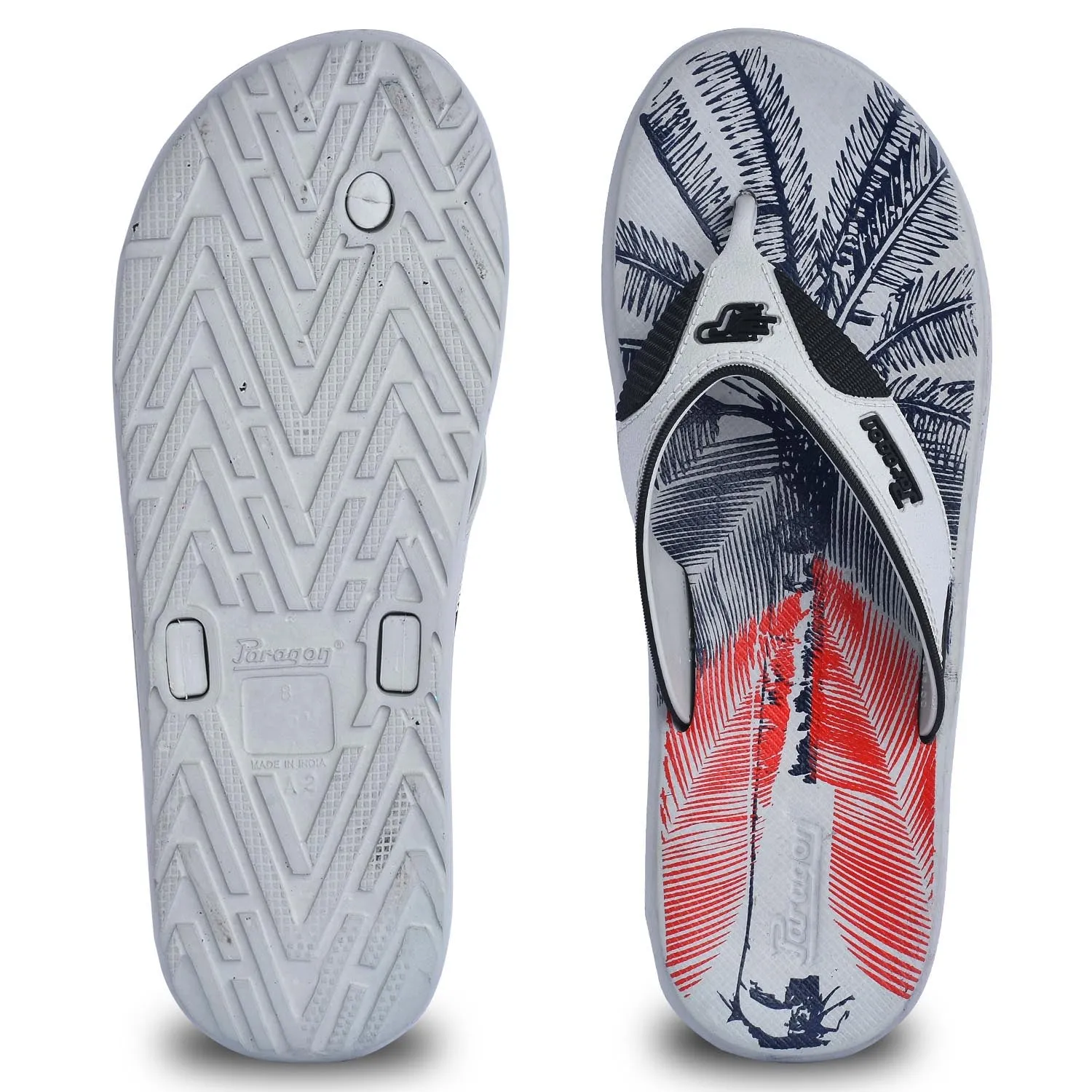 Paragon EVK3411G Men Stylish Lightweight Flipflops | Casual & Comfortable Daily-wear Slippers for Indoor & Outdoor | For Everyday Use Light Step