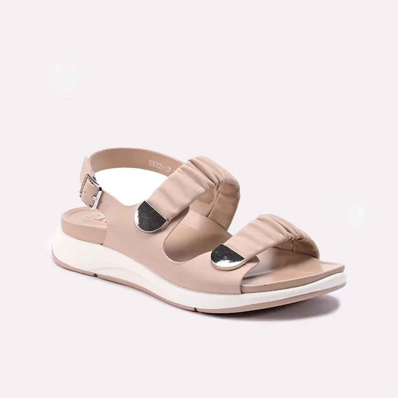 Womens Fawn Comfy Casual Sandals 0421573 Luggage Fit Peak Mode