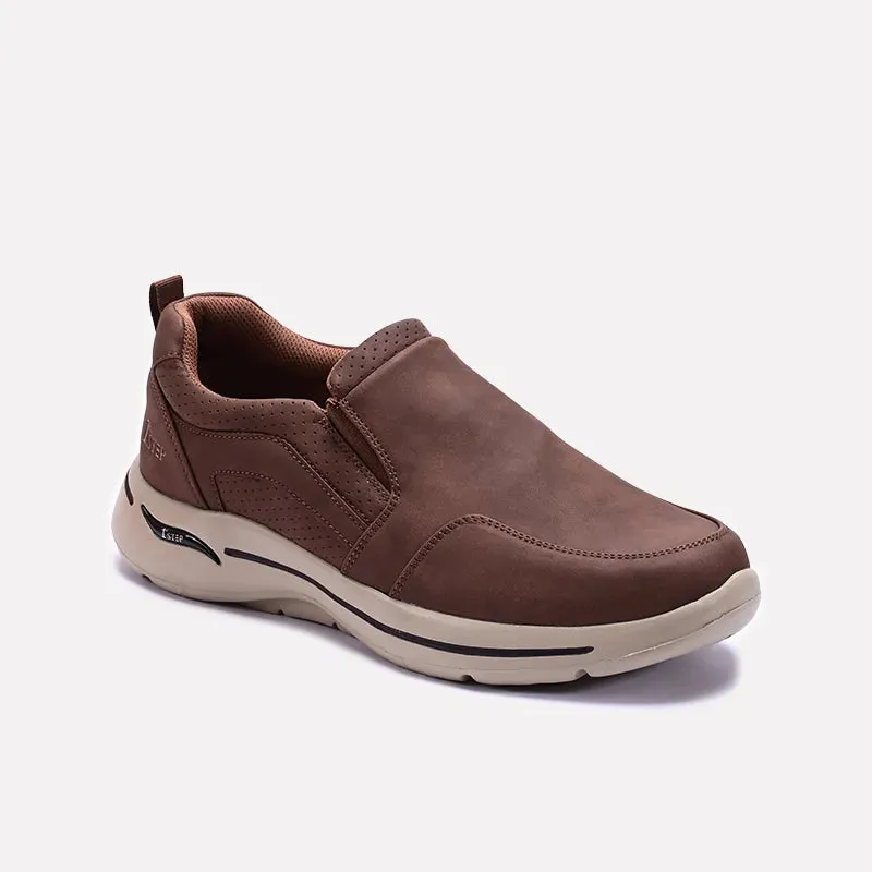 Outdoor Friendly Ergonomic Footbed Mustard Slip On Sneakers 0120568