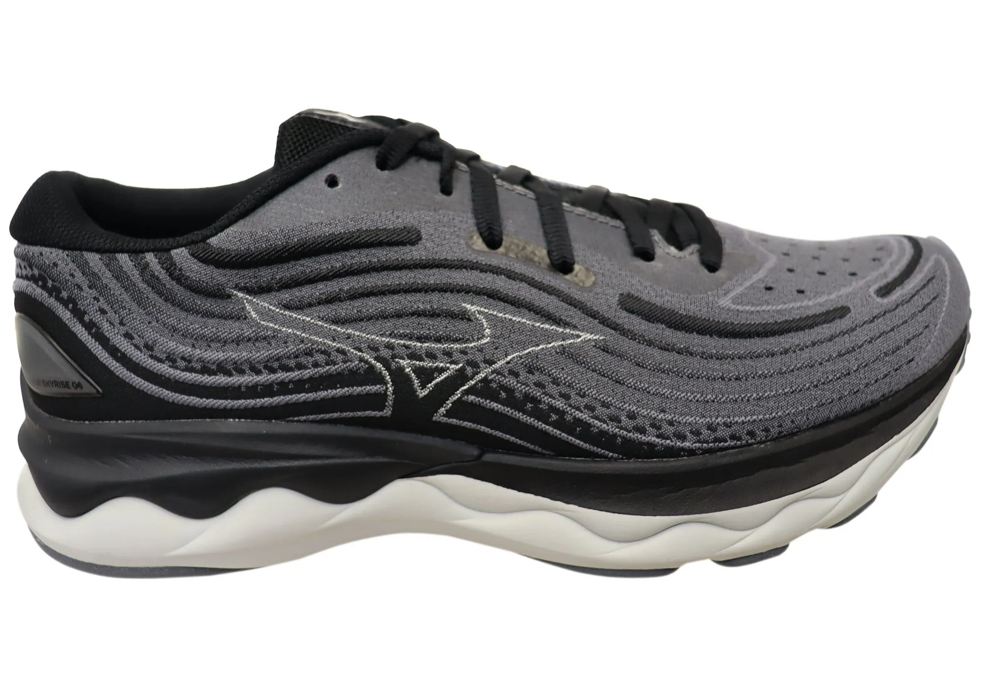 Mizuno Mens Wave Skyrise 4 Comfortable Running Shoes Chic Fit