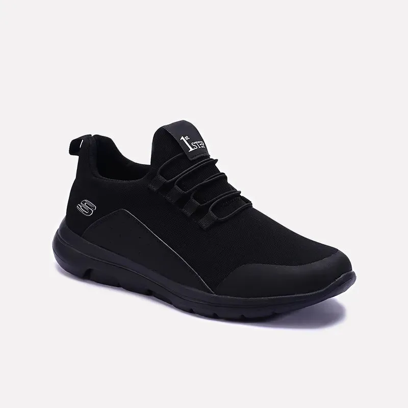 Pace Booster Black Walking Sneakers 0120534