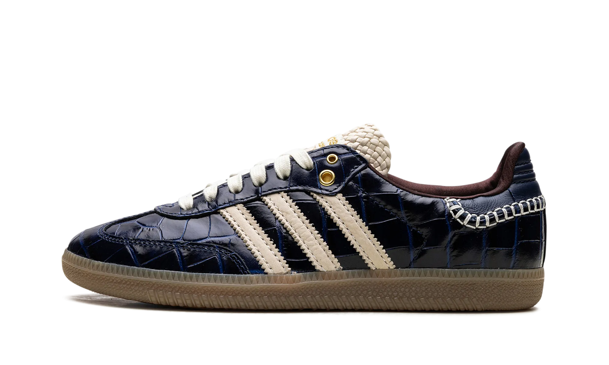 Samba OG "Wales Bonner - Navy Croc" Korean Trend
