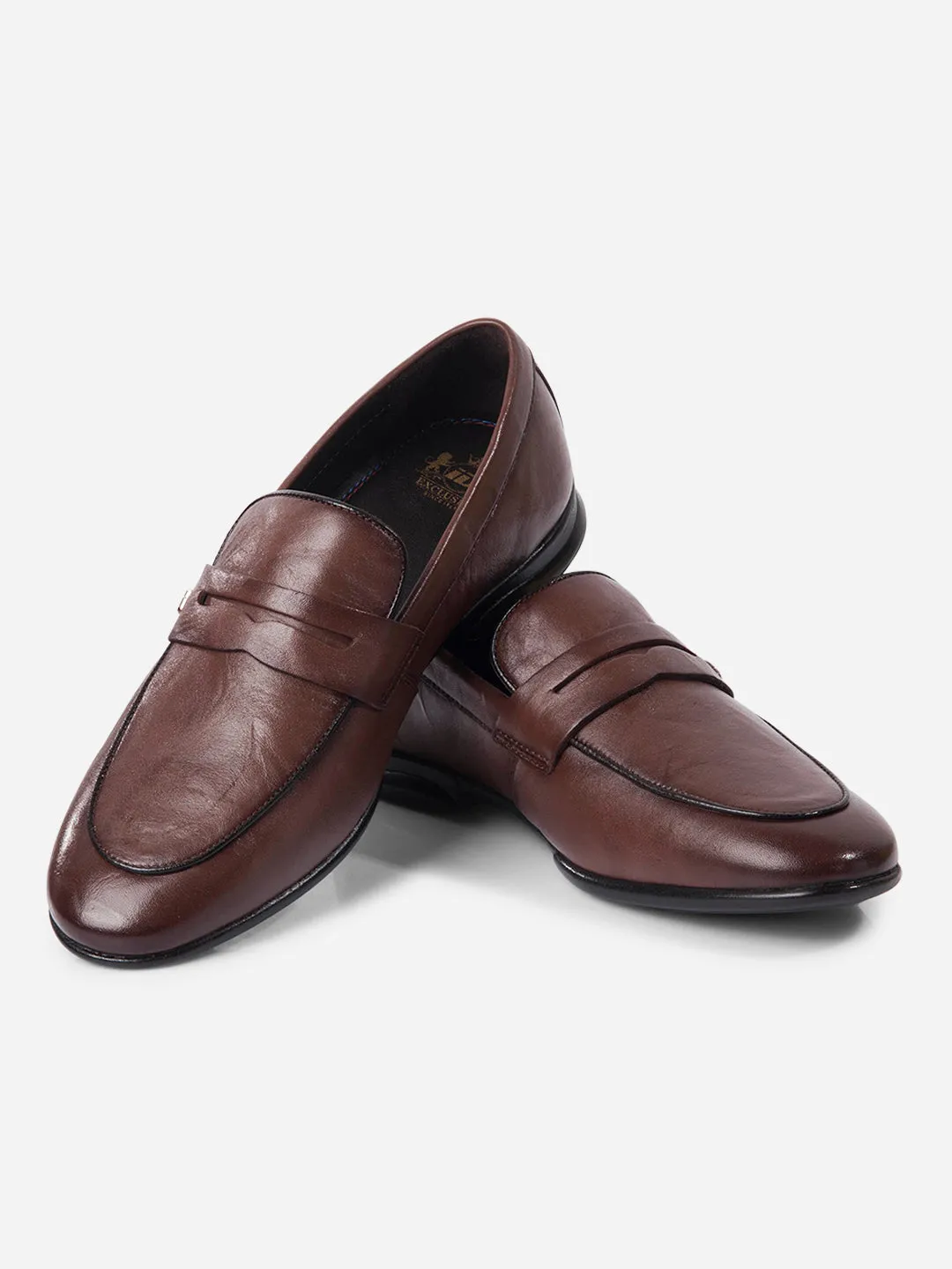 Men's Brown Regular Toe Slip On Formal (ID2271) Street Formal